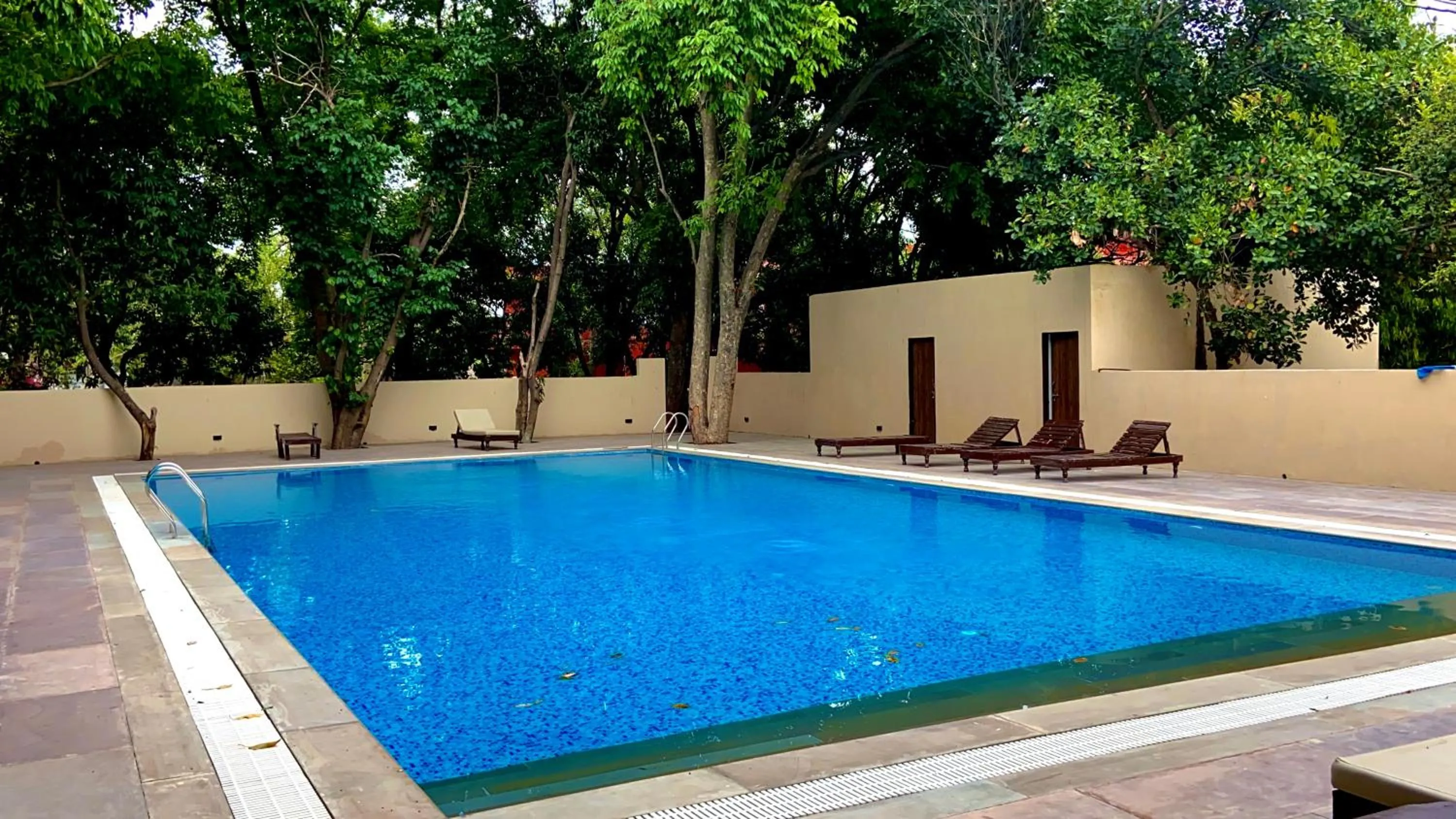 Pool view in The Aranya Nature Resort