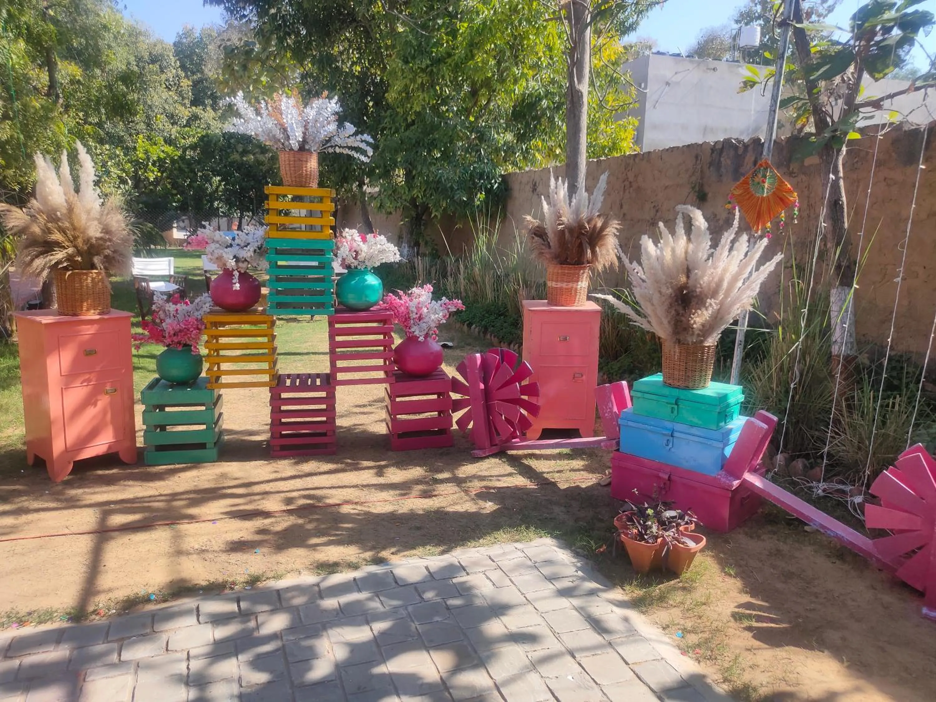 Garden view in The Aranya Nature Resort