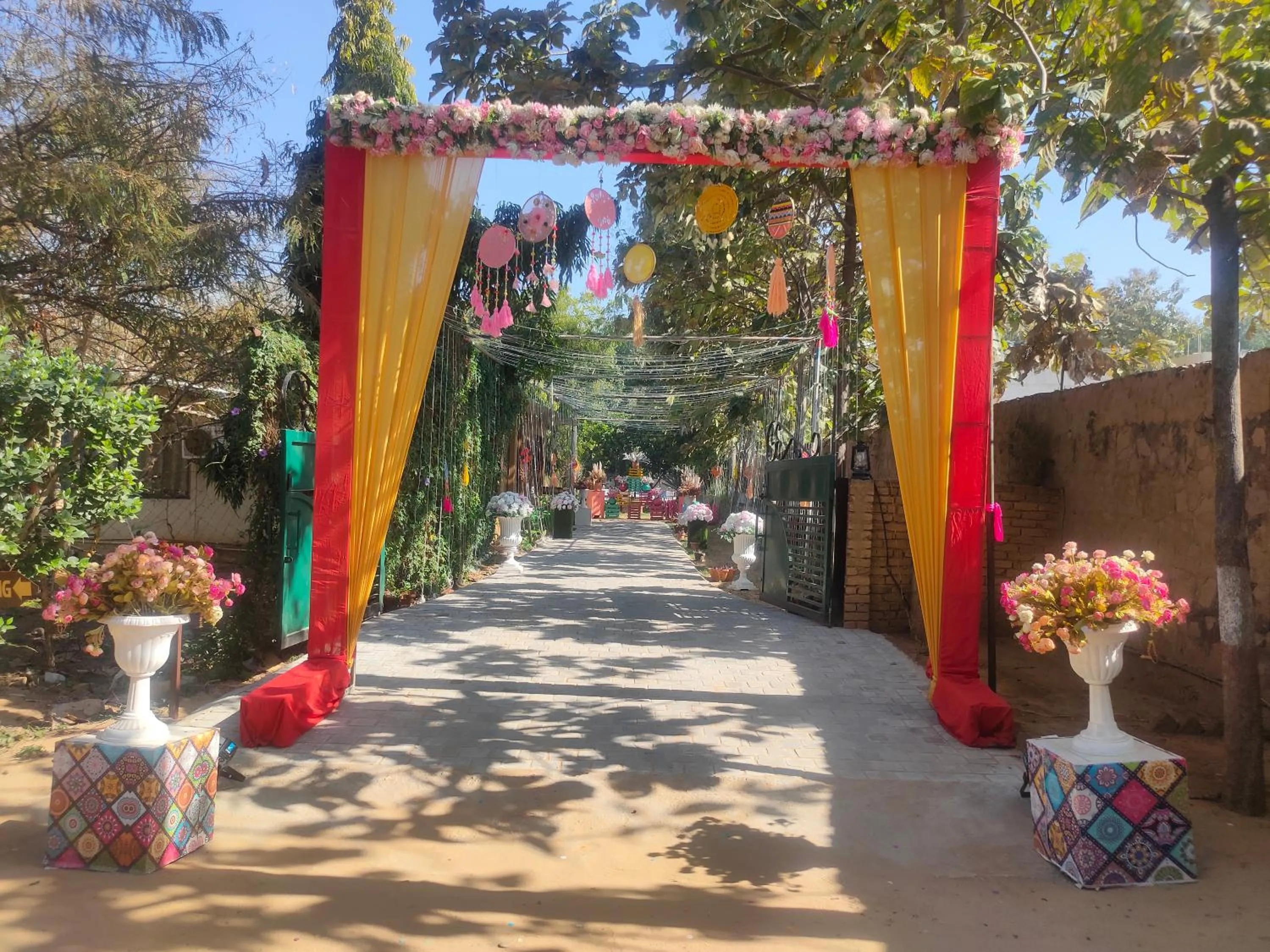 Garden view in The Aranya Nature Resort