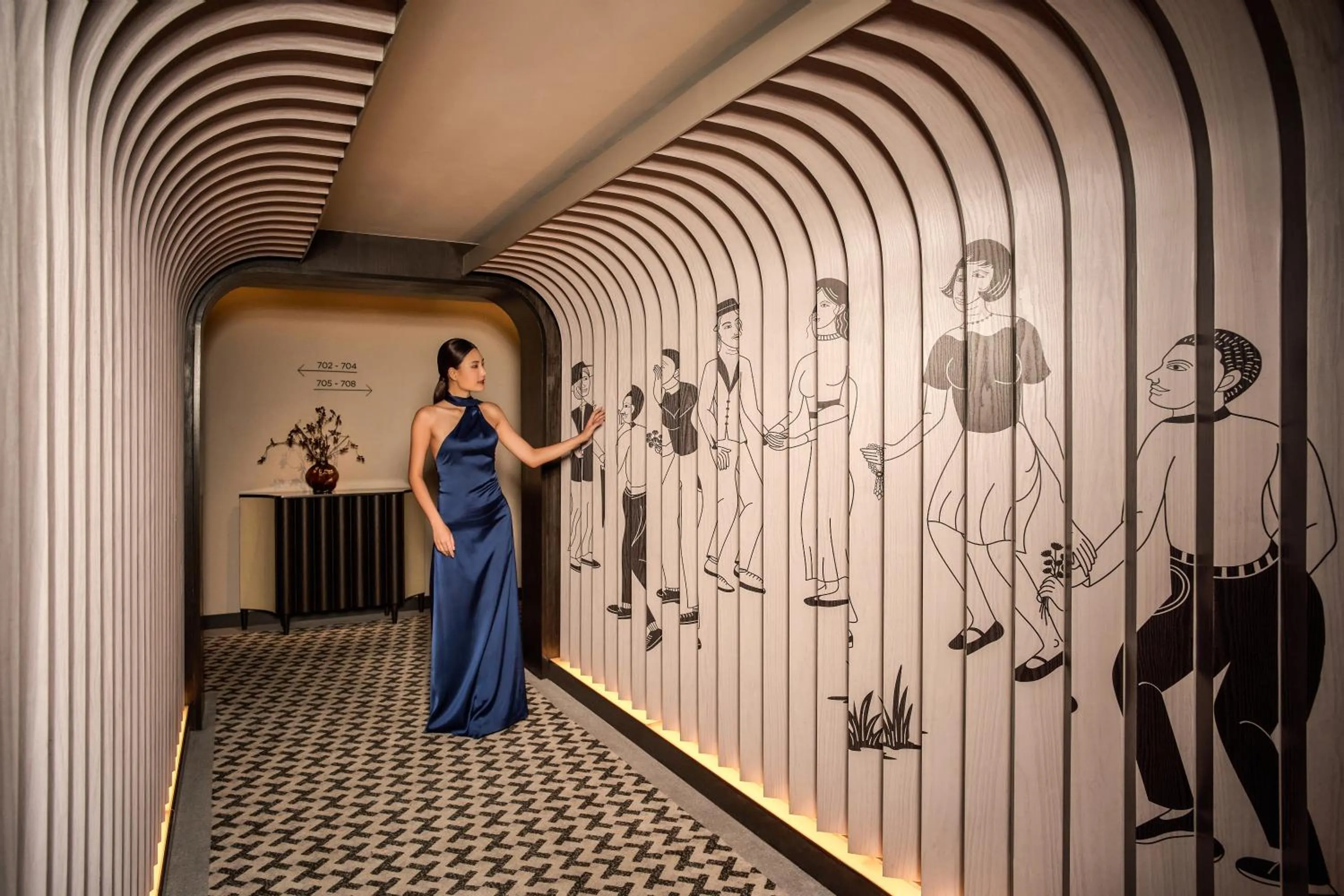 Decorative detail in Madi Paidi Bangkok, Autograph Collection