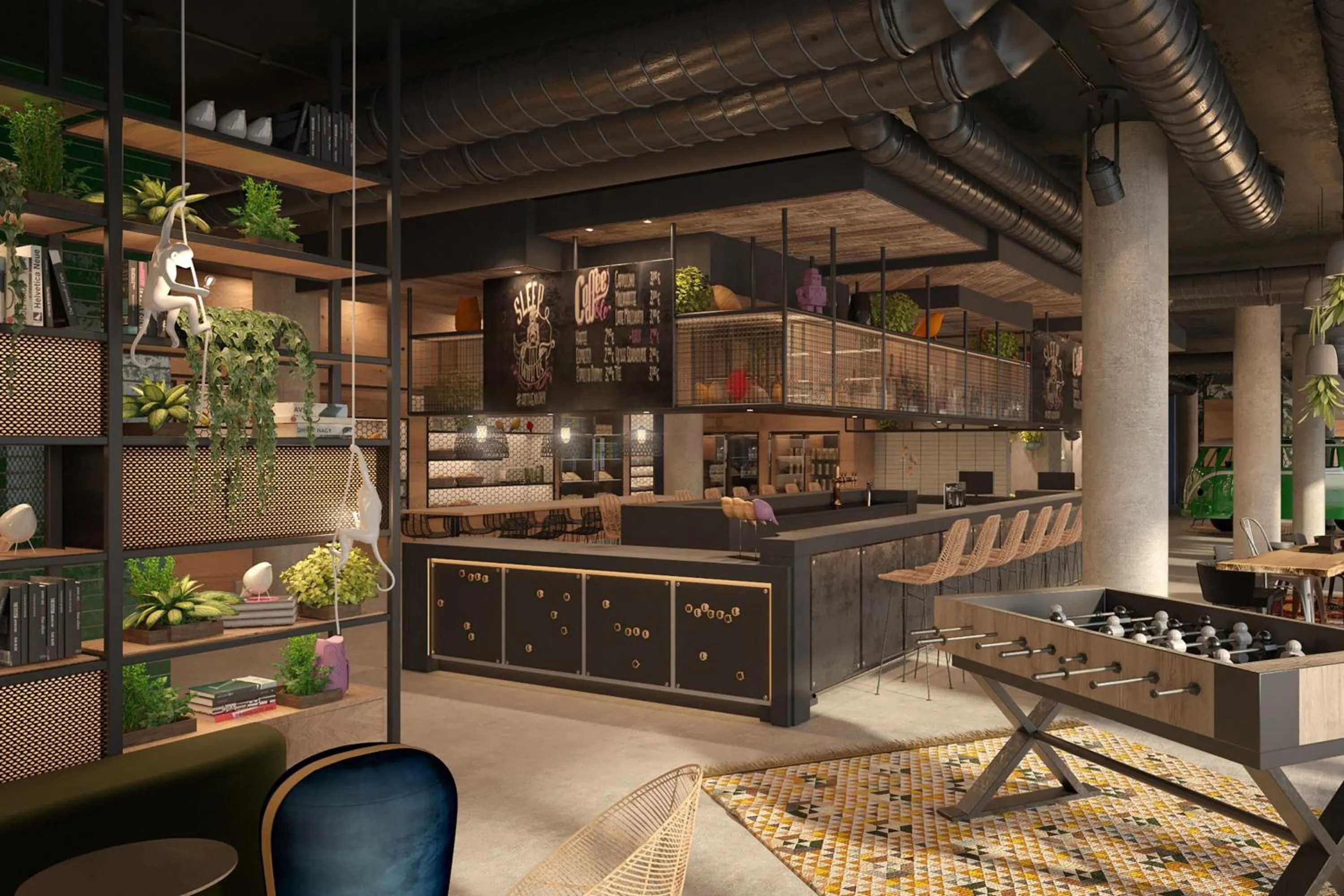 Restaurant/places to eat in Moxy Vienna City East