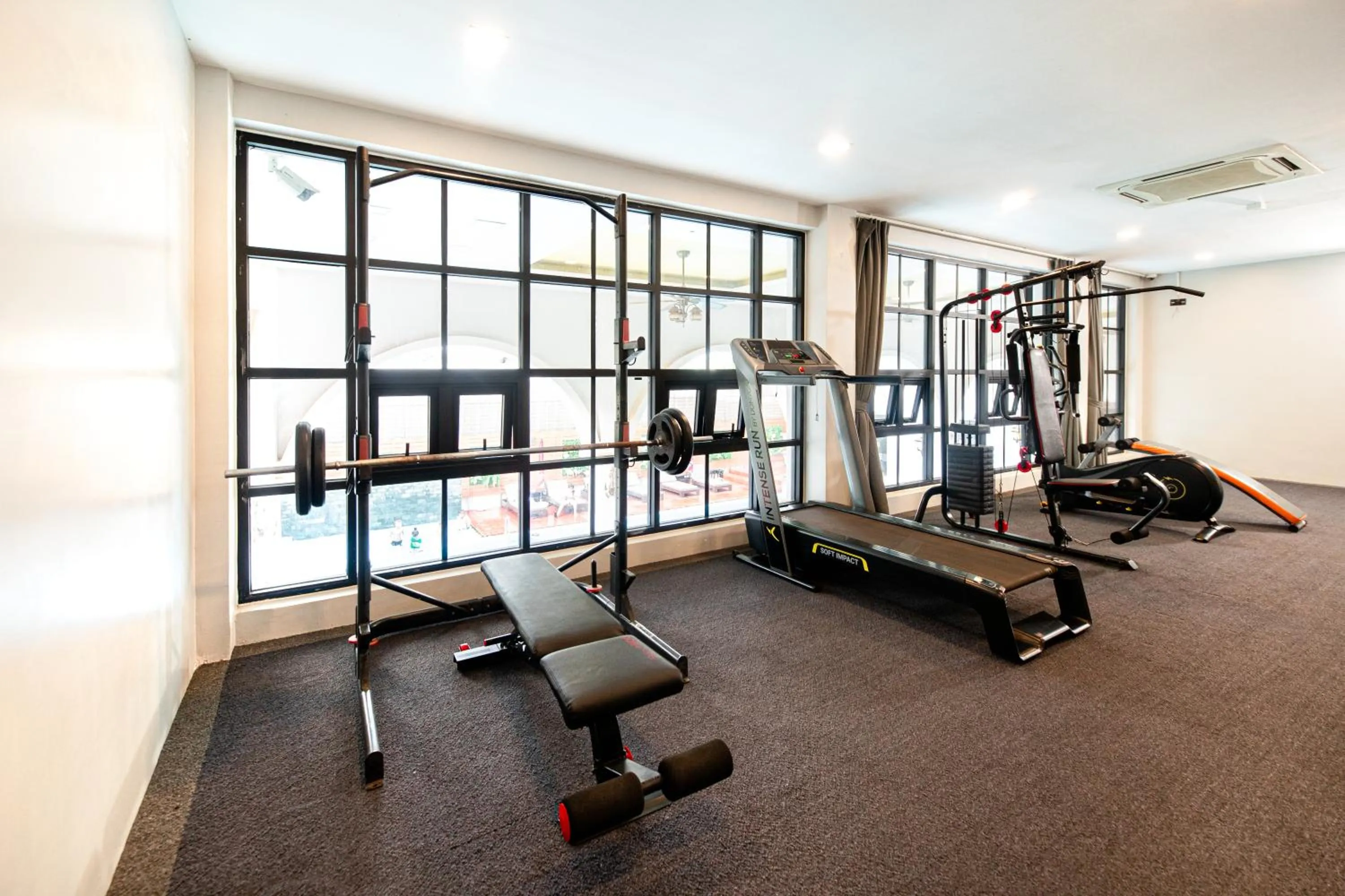 Fitness centre/facilities in Solar Hotel