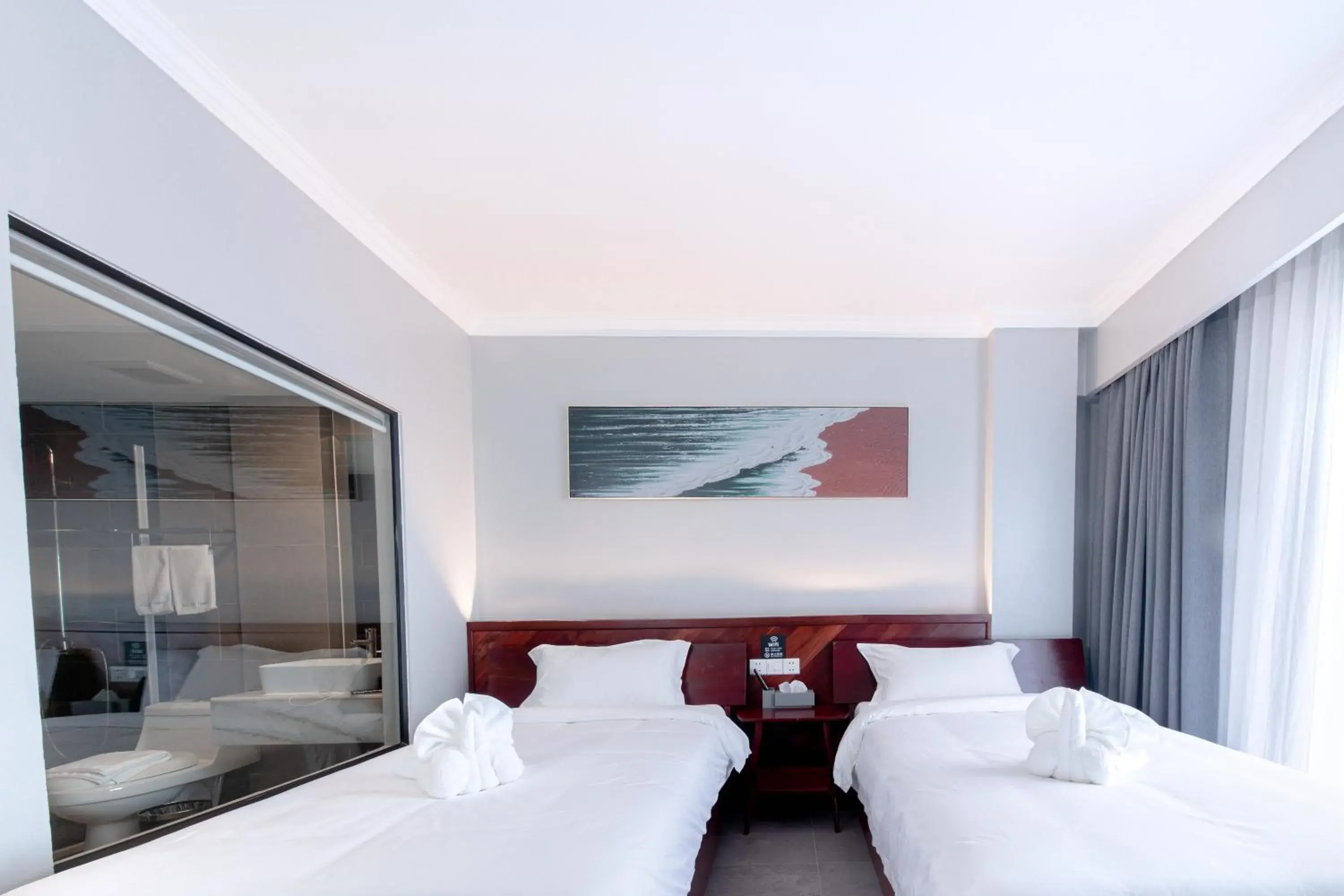 Twin Room with Balcony in Solar Hotel Twin Room with Balcony in Solar Hotel