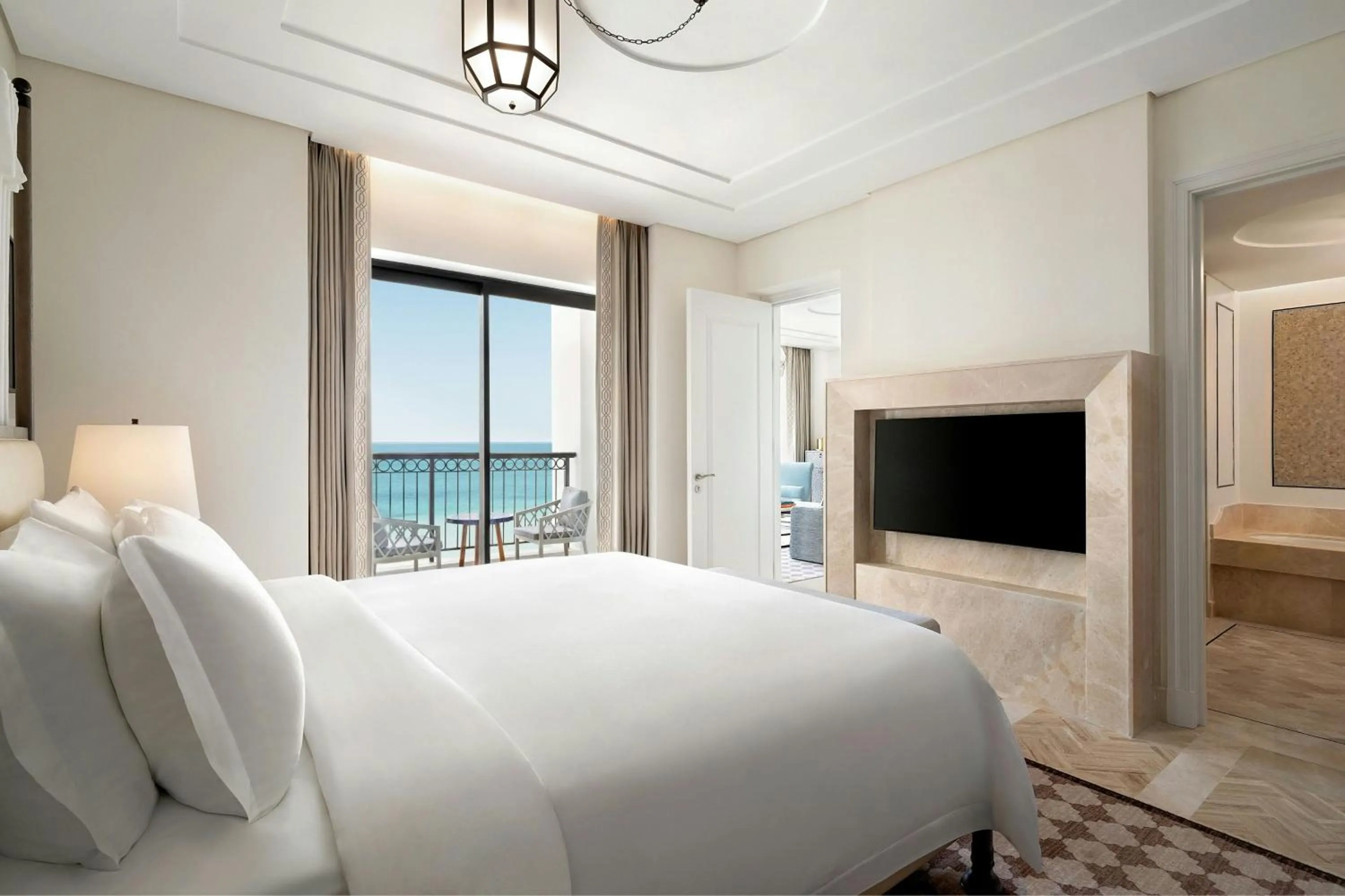 Bedroom, Bed in The St. Regis La Bahia Blanca Resort - Tamuda Bay