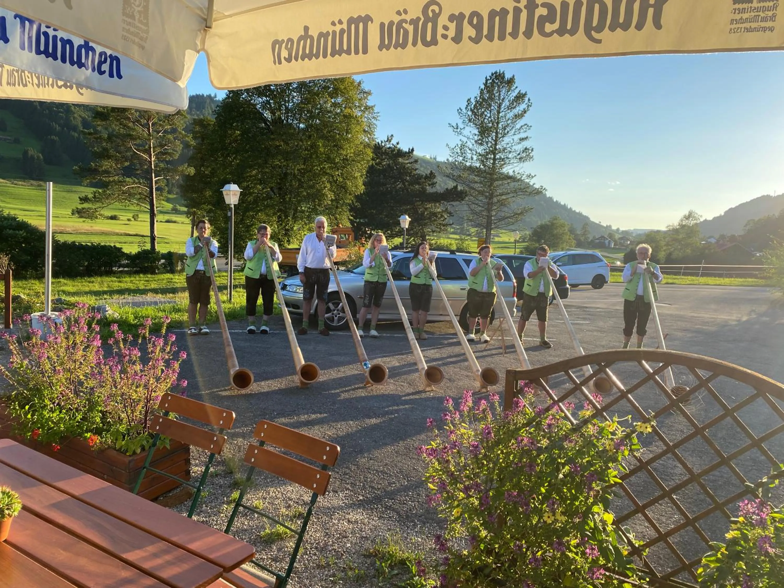 Natural landscape in Landhotel Alte Post