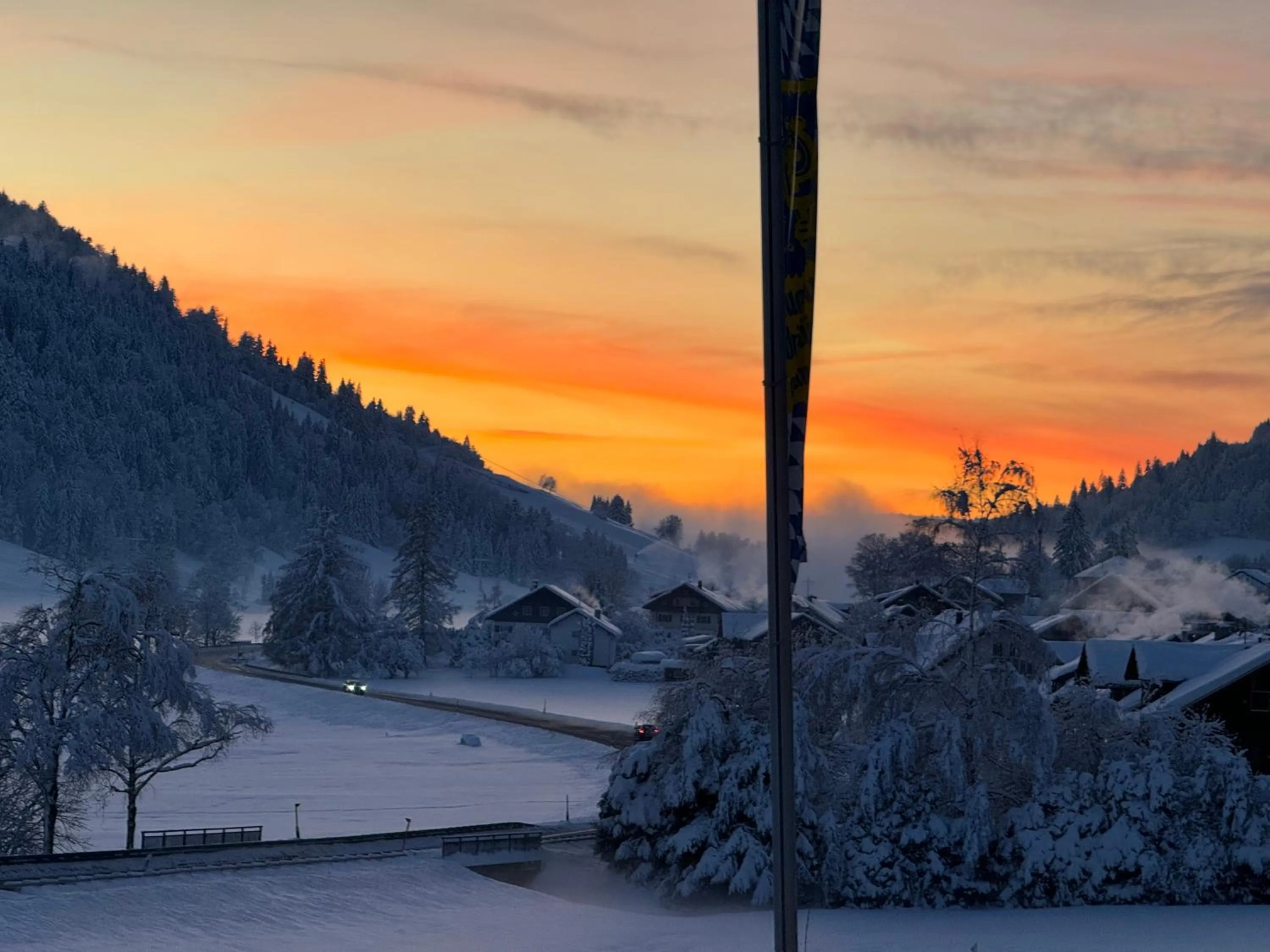 Natural landscape in Landhotel Alte Post