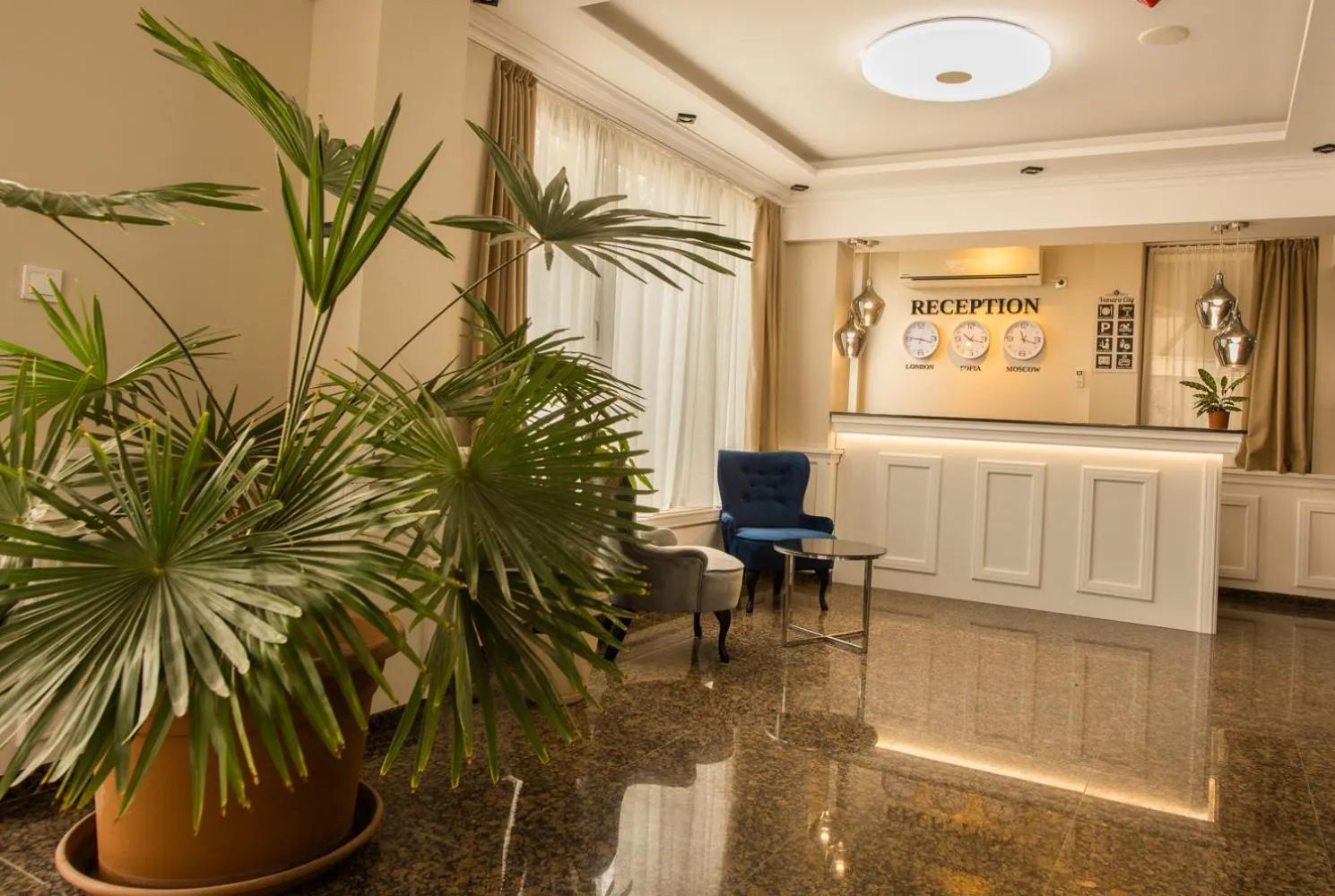 Lobby or reception in Vemara City Boutique Hotel-free parking