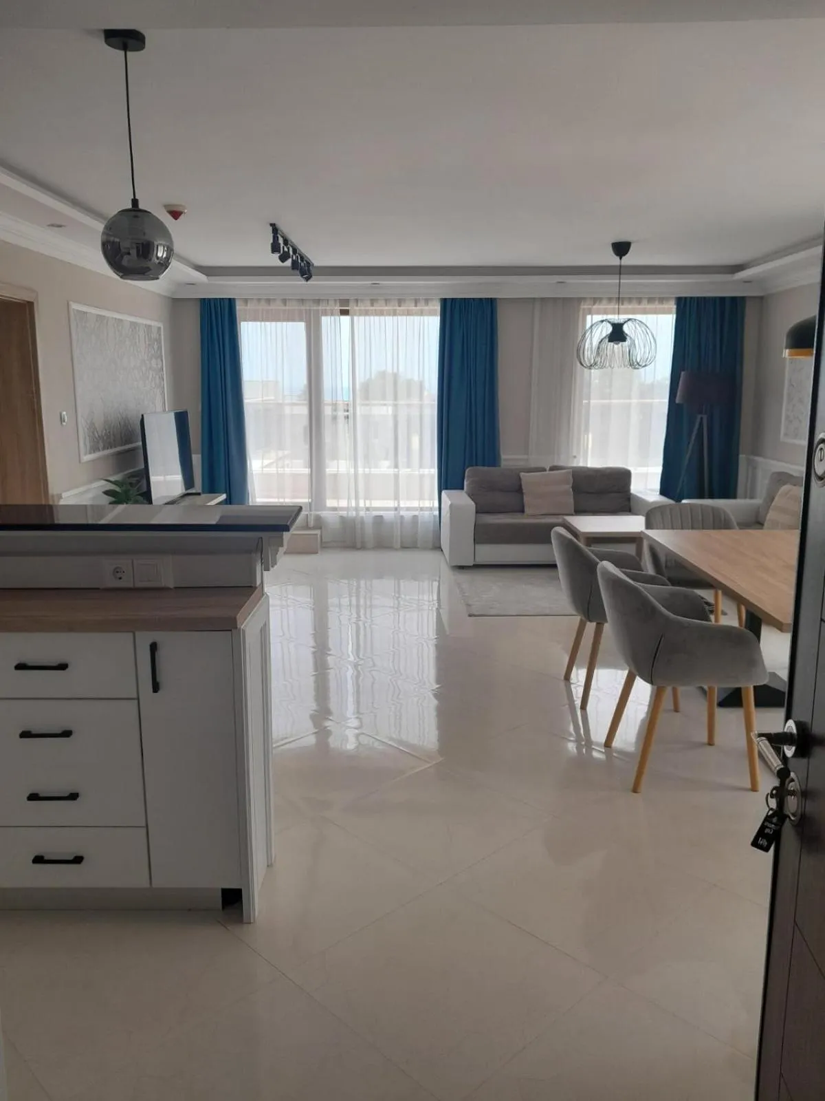 Kitchen or kitchenette in Vemara City Boutique Hotel-free parking