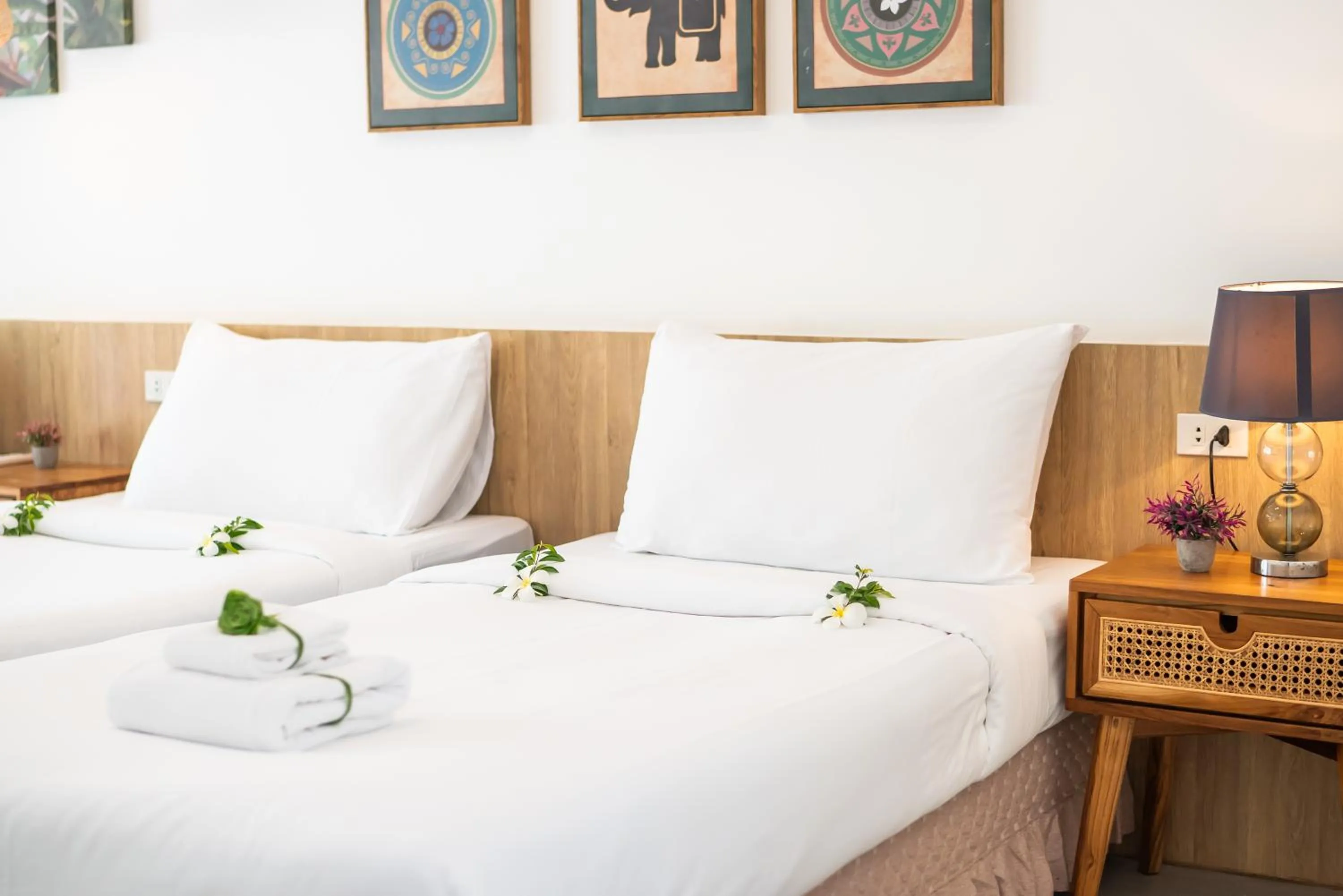 Decorative detail, Bed in Ban Raya Resort and Spa