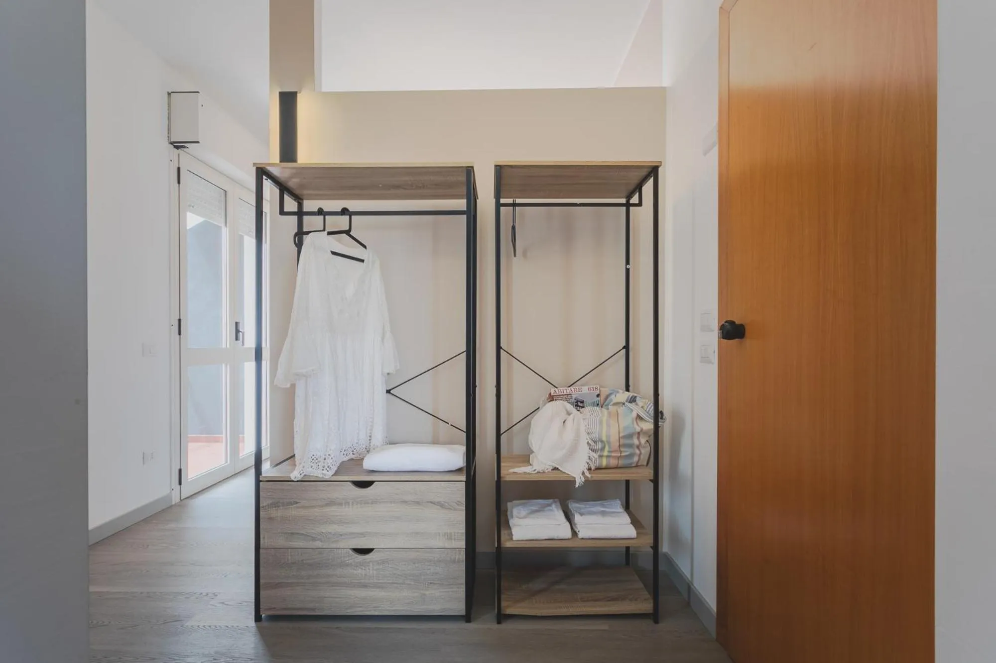 wardrobe, Bed in Residence Velò - Bike & Family