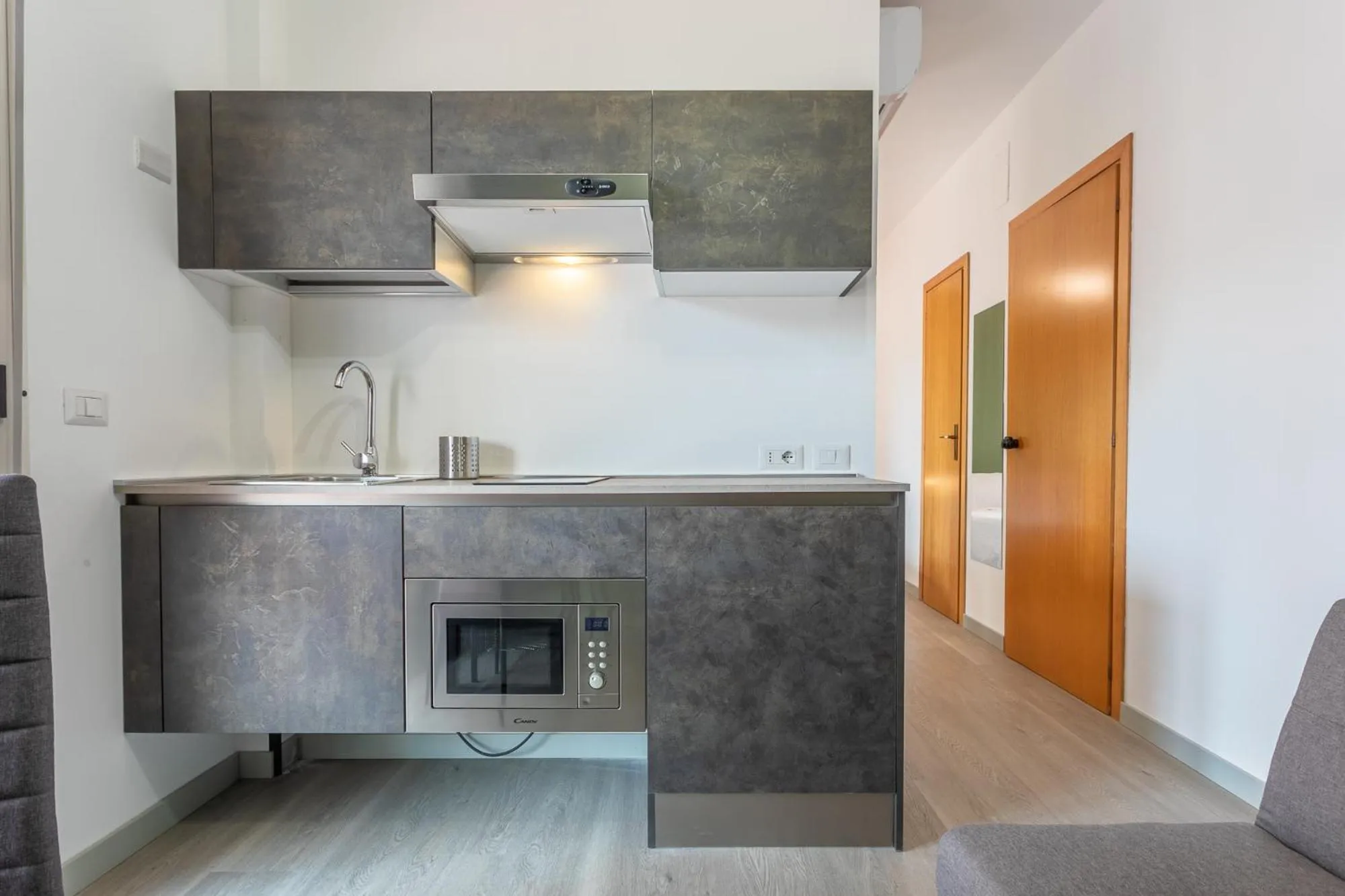 Kitchen or kitchenette in Residence Velò - Bike & Family