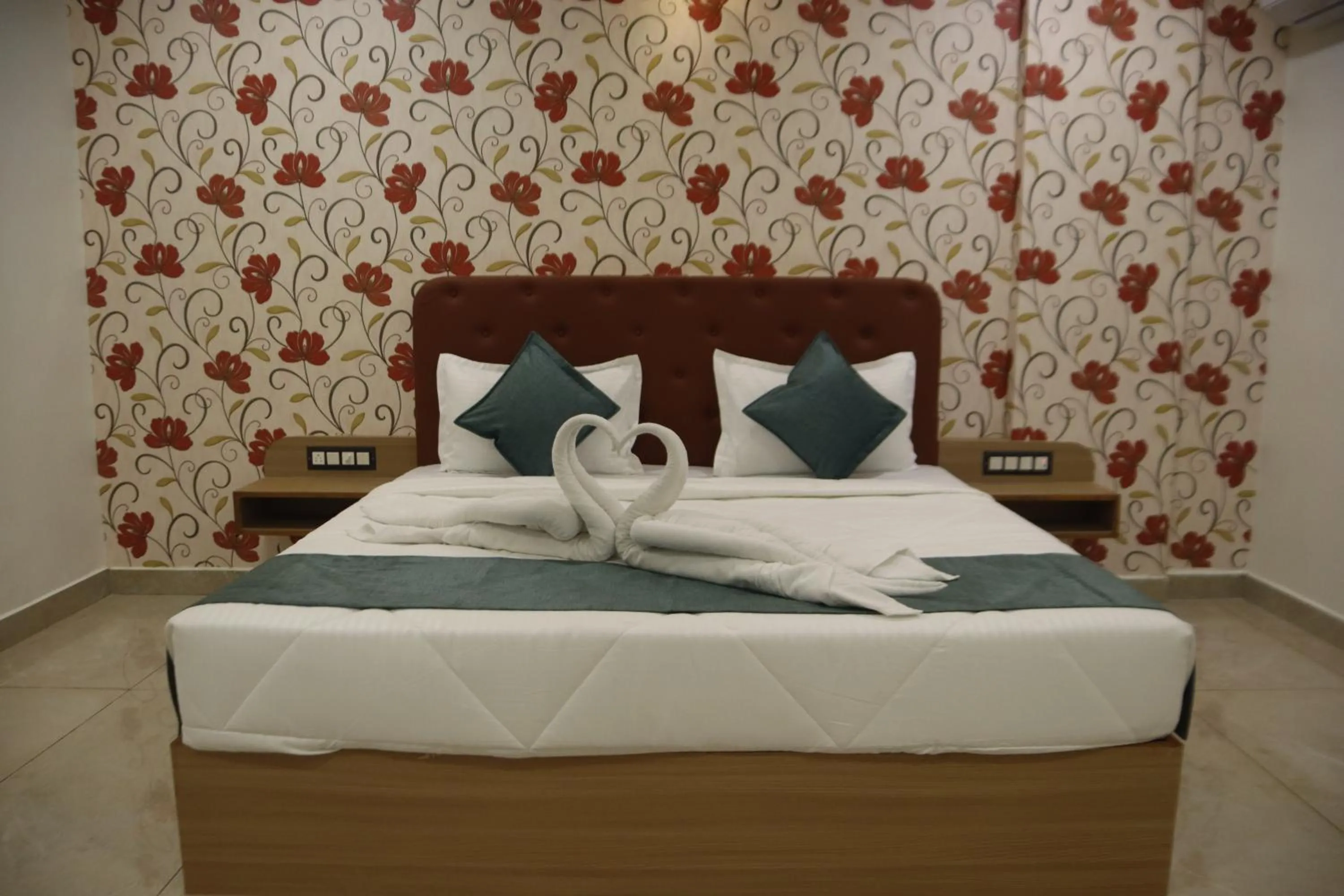 Bedroom in The Sky Comfort Beach Hotel, Dwarka