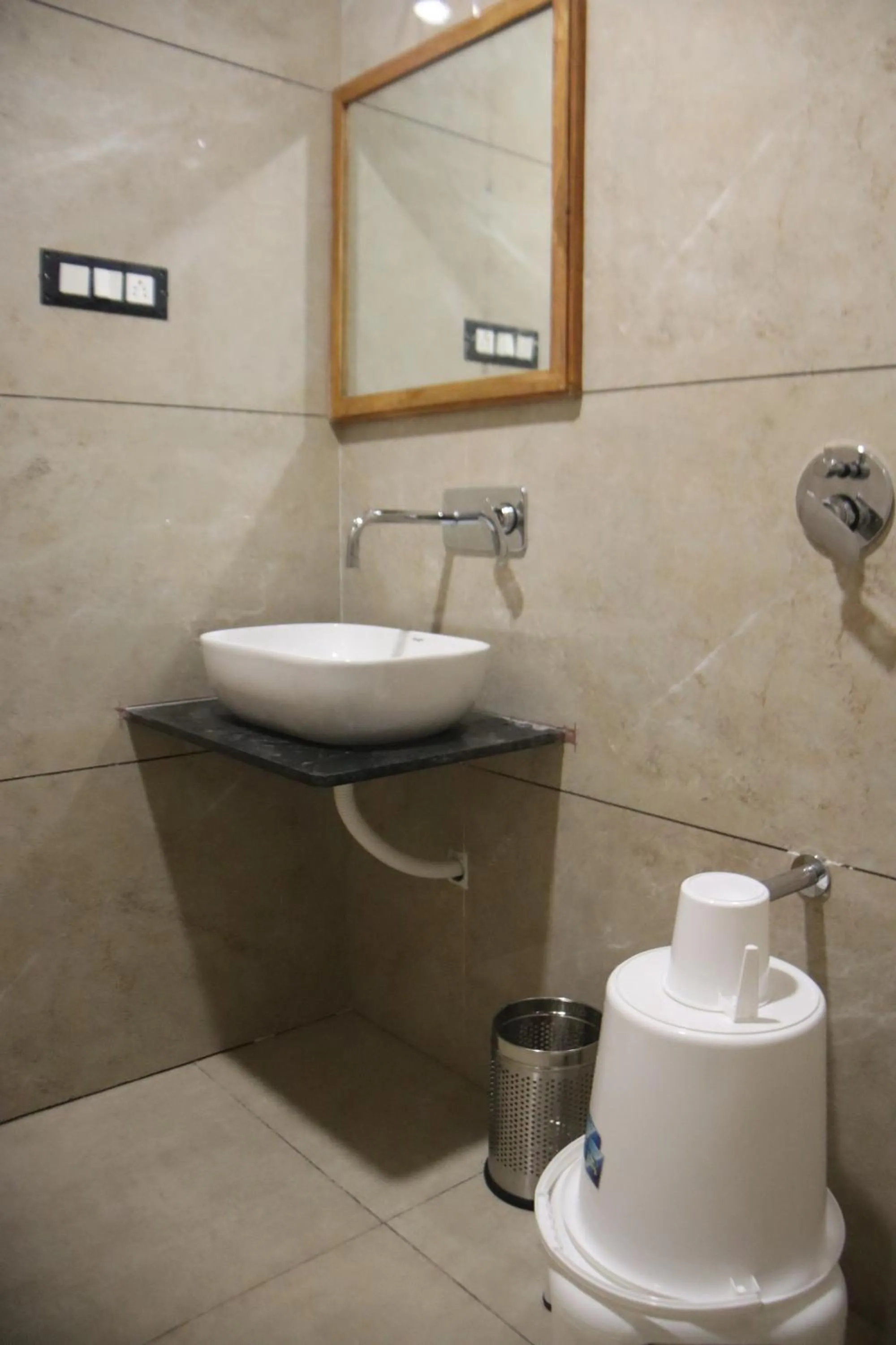 Bathroom in The Sky Comfort Beach Hotel, Dwarka