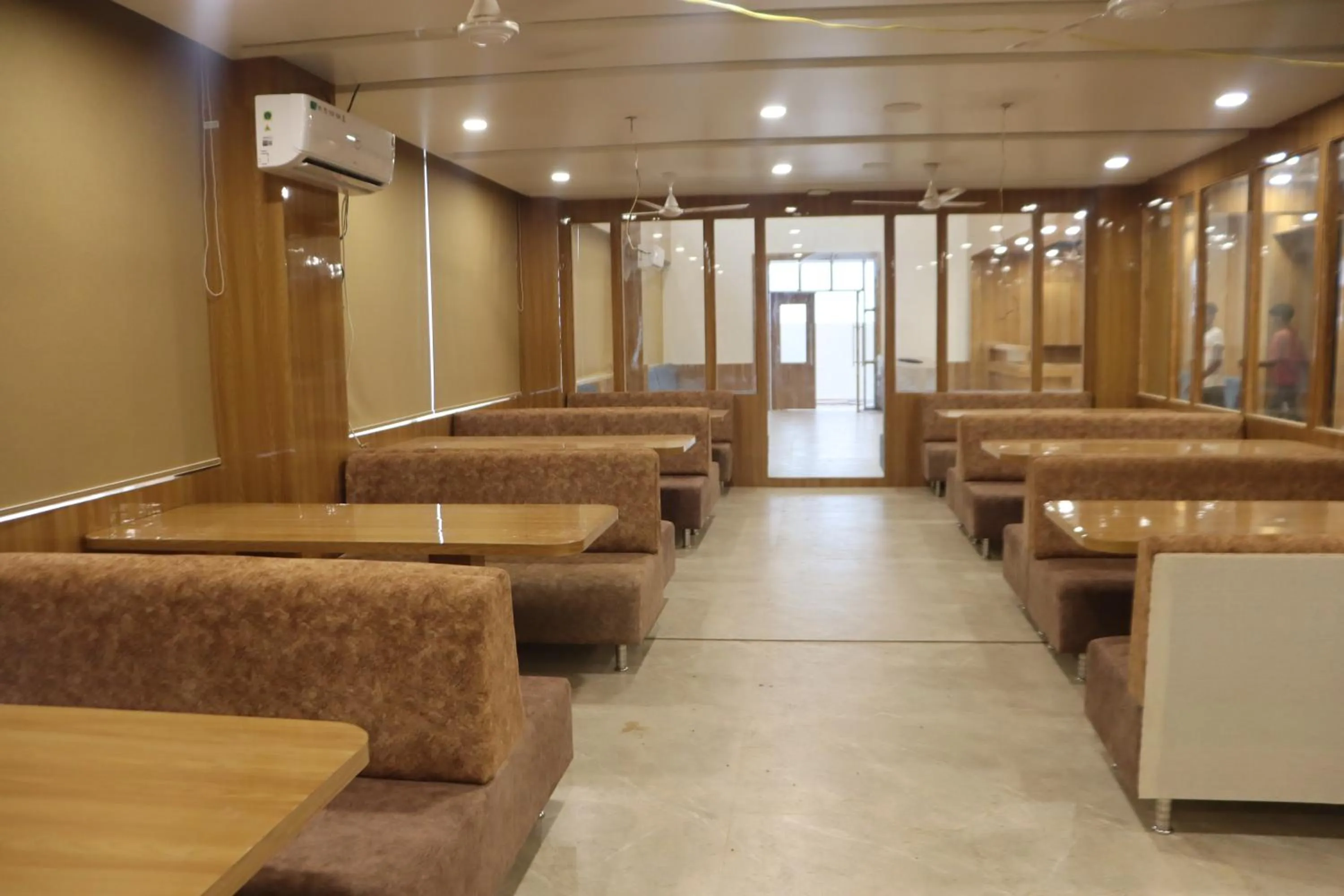 Dining area in The Sky Comfort Beach Hotel, Dwarka