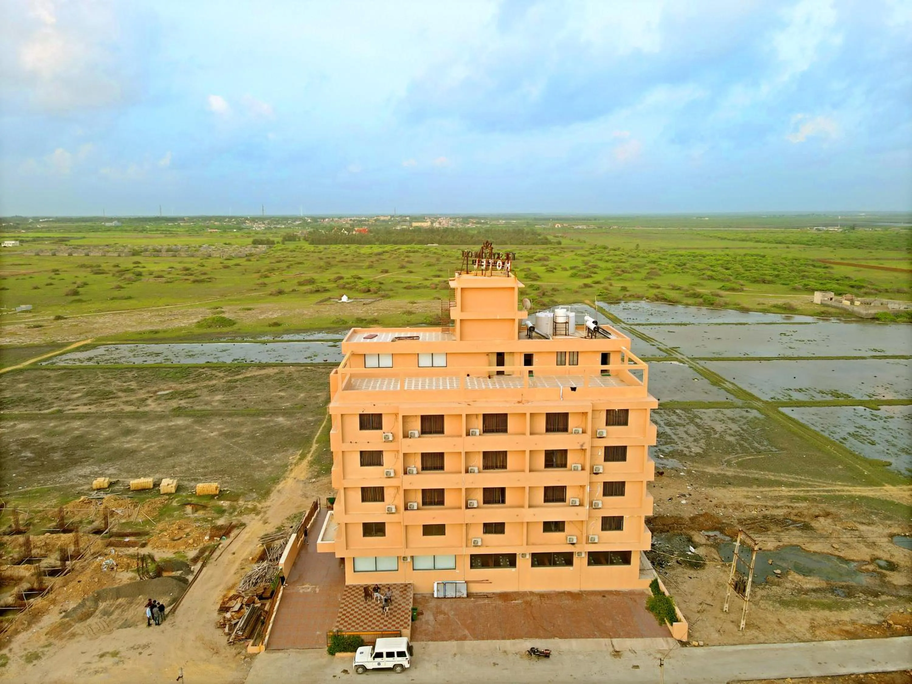 Property building in The Sky Comfort Beach Hotel, Dwarka