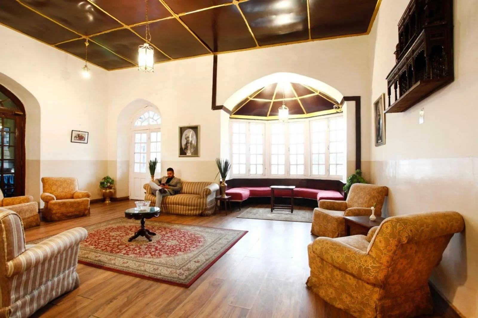 Living room in The Palace Belvedere Nainital By Royal Collection Hotels