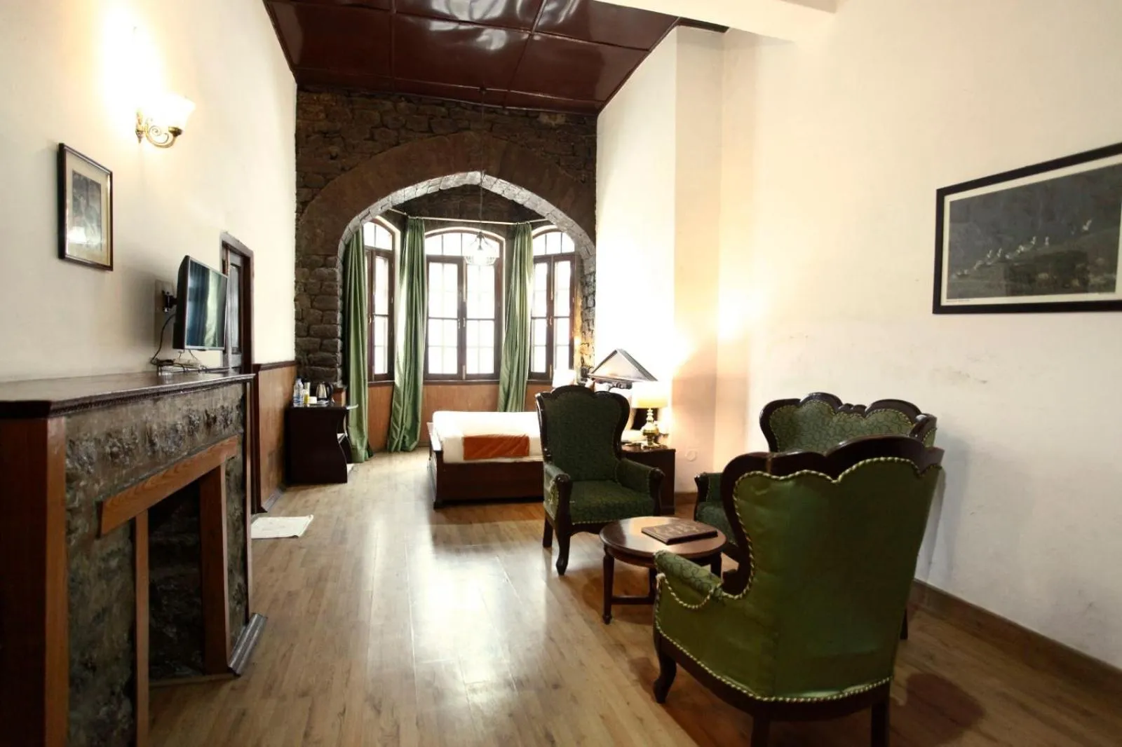 Seating area in The Palace Belvedere Nainital By Royal Collection Hotels