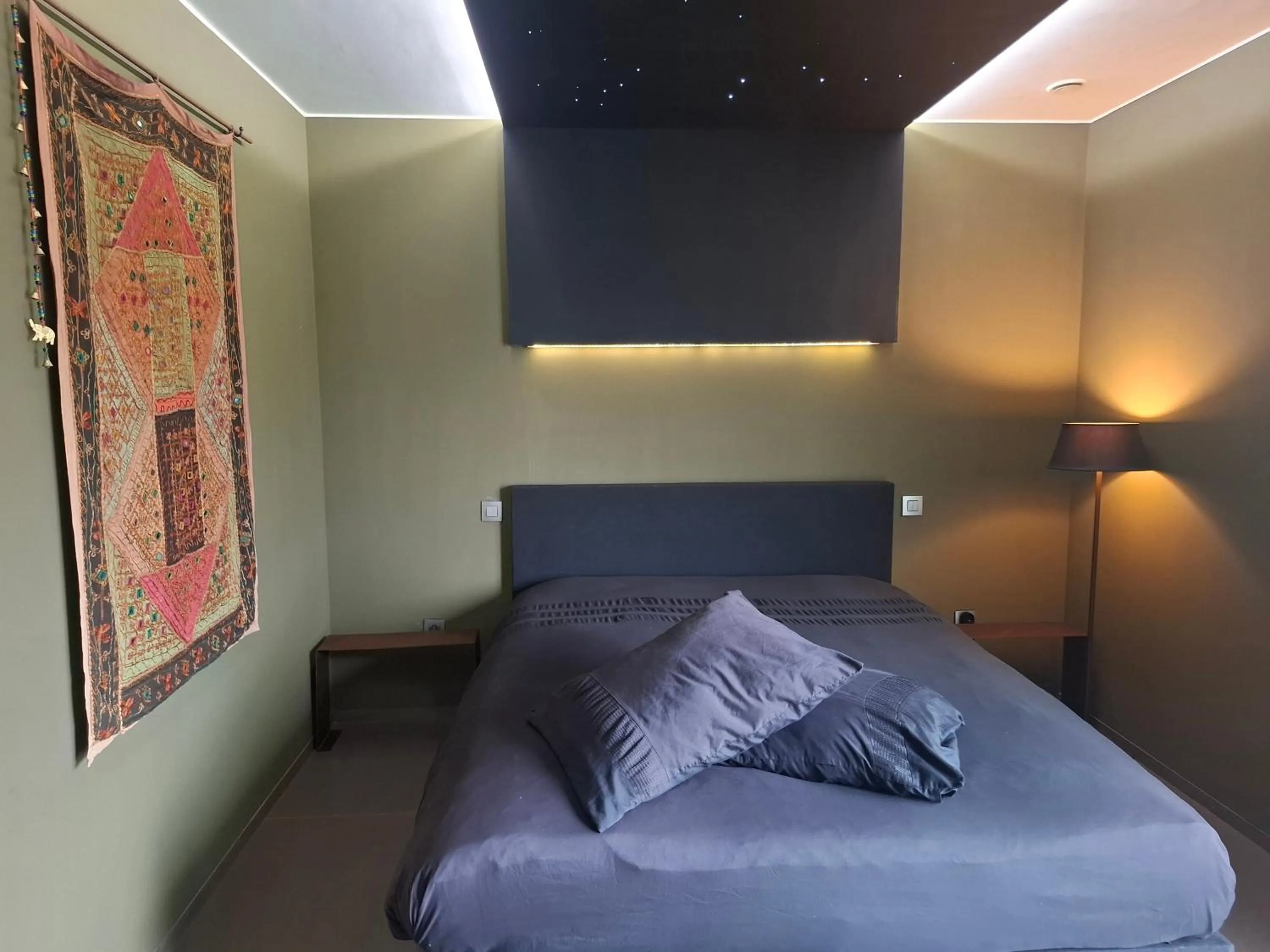 Bed in B&B Finis terrae with wellness