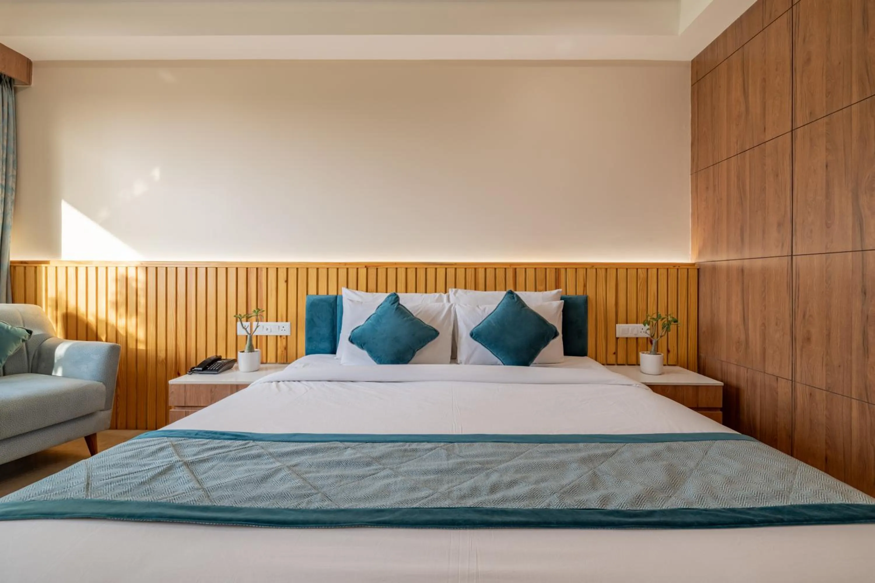 Bed in Hotel Highway King Bagru