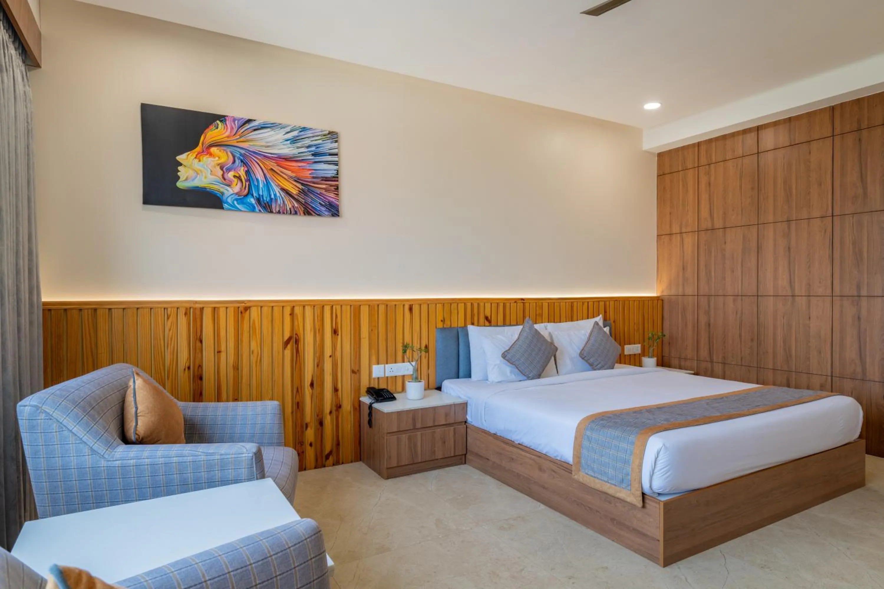 Bed in Hotel Highway King Bagru