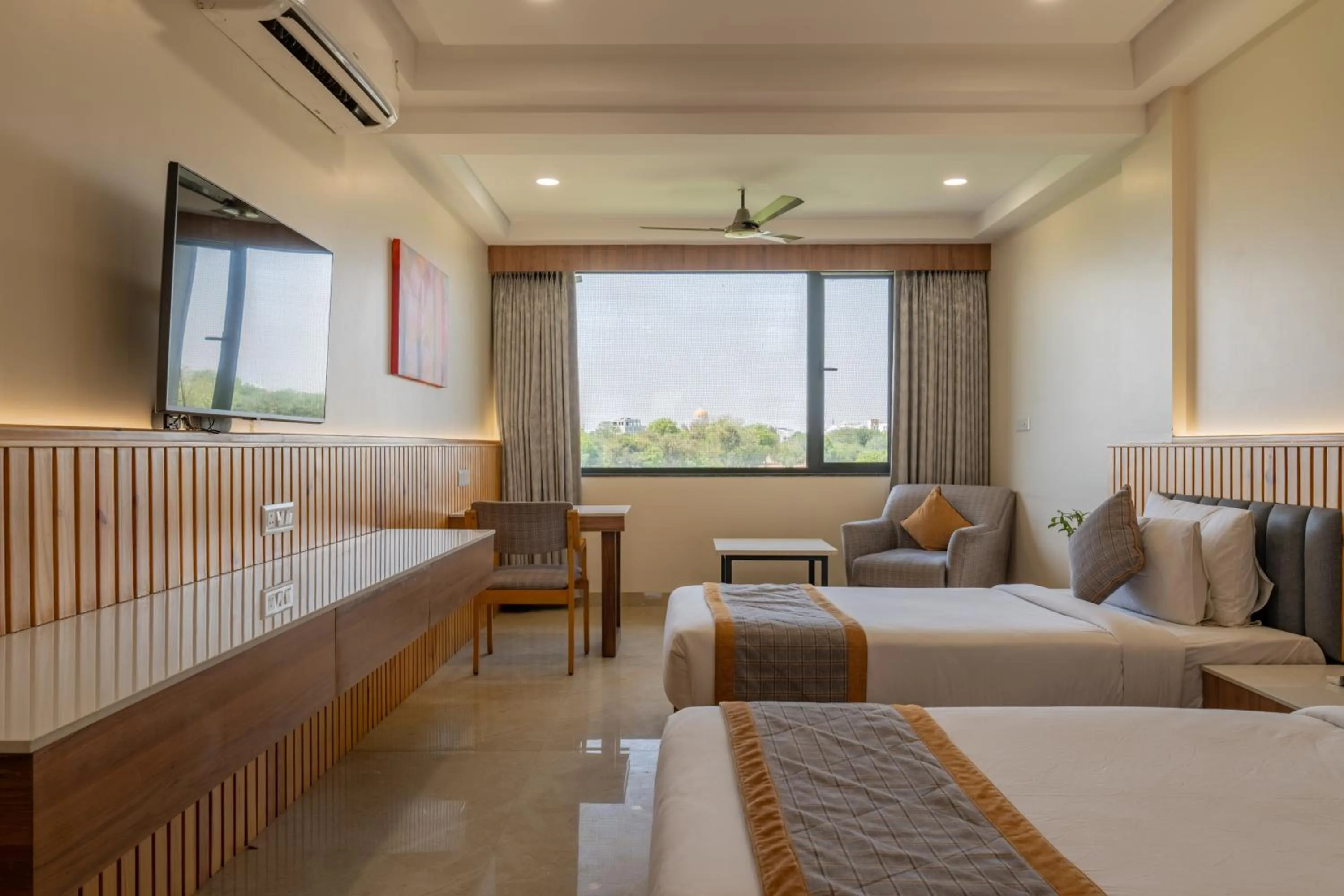 Bed in Hotel Highway King Bagru