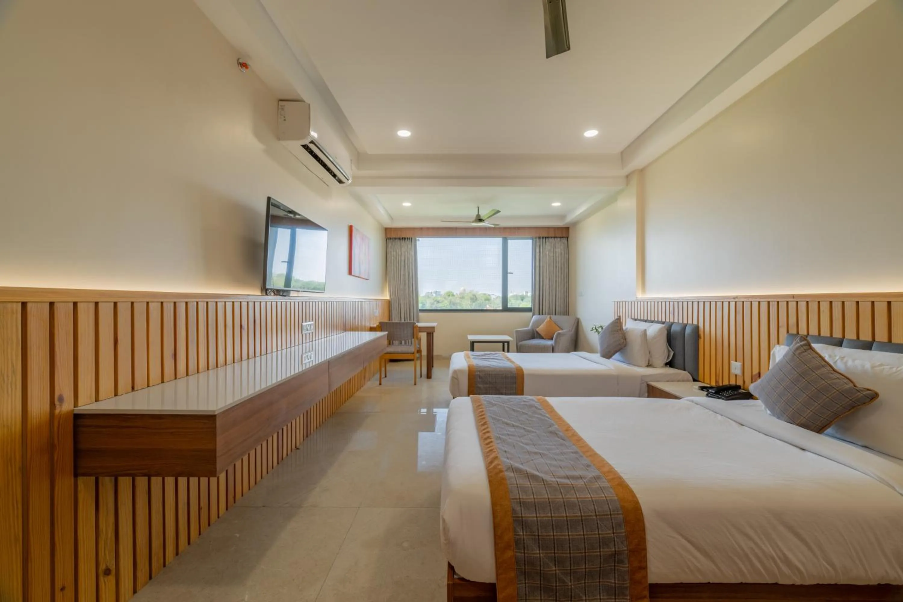Bed in Hotel Highway King Bagru