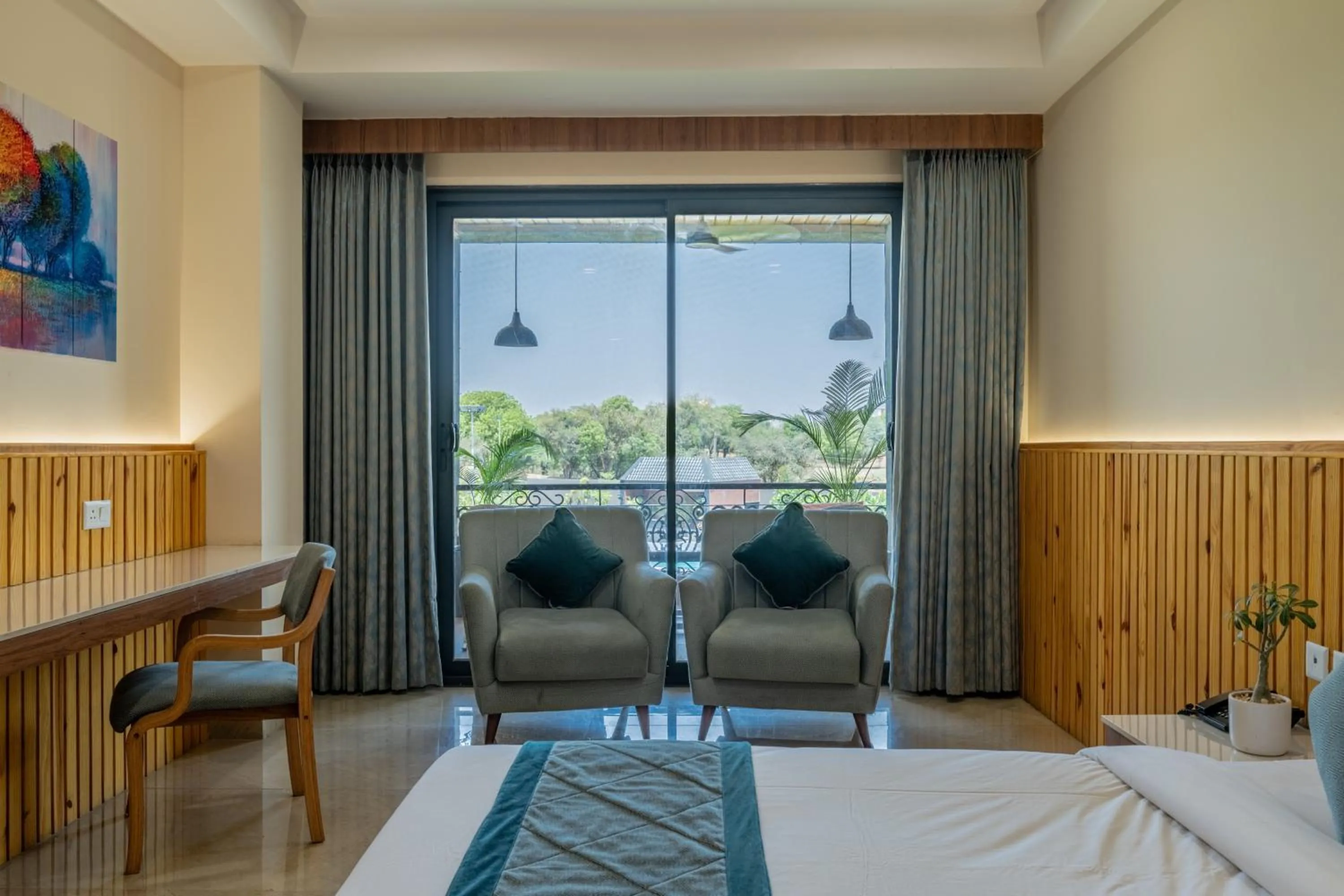 Bed in Hotel Highway King Bagru