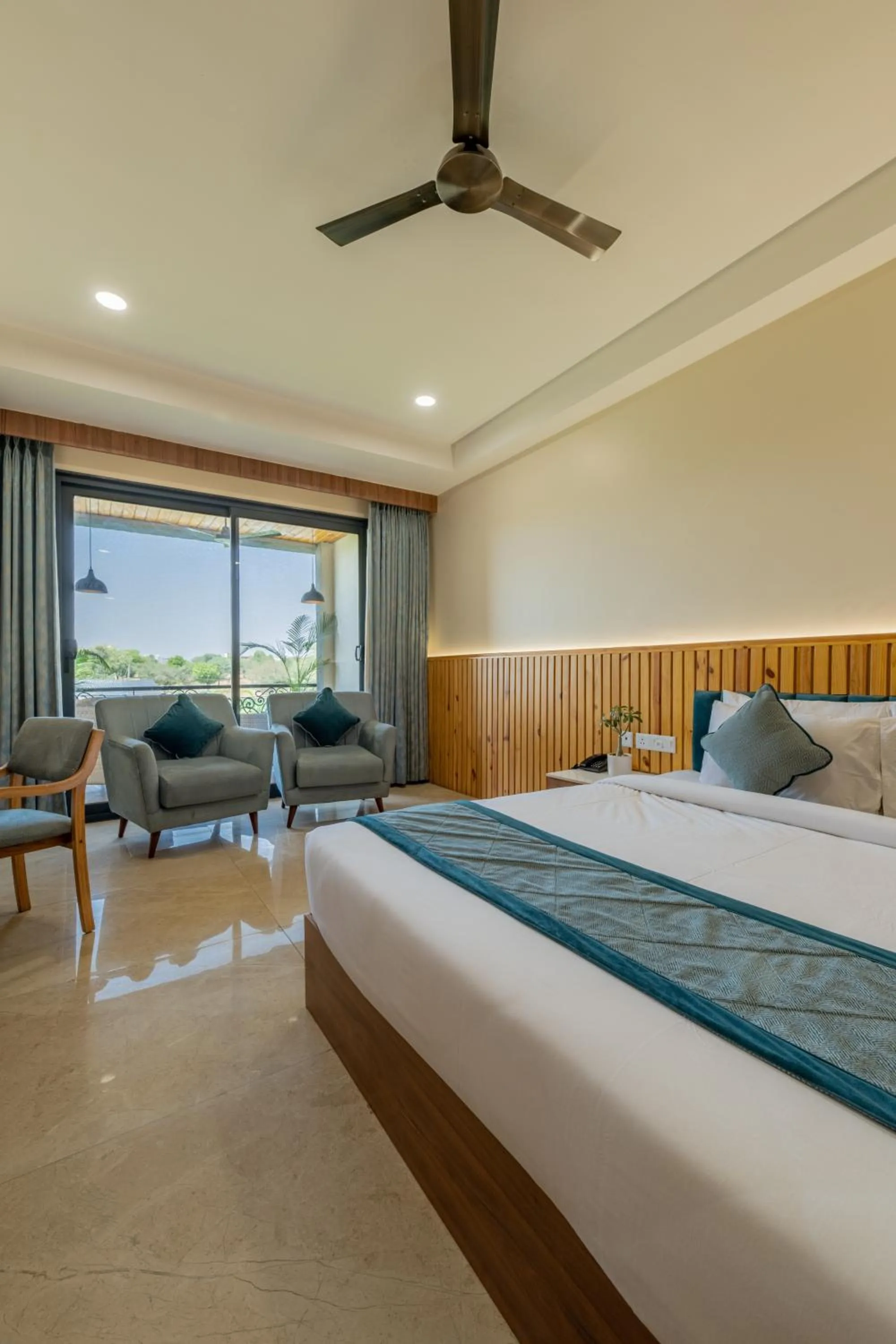 Bed in Hotel Highway King Bagru