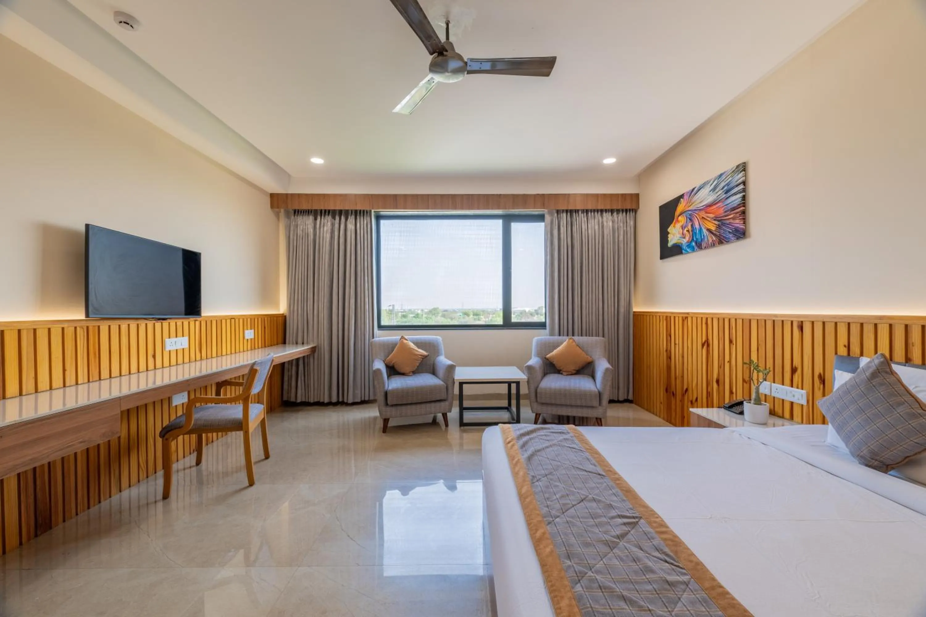 Bed in Hotel Highway King Bagru