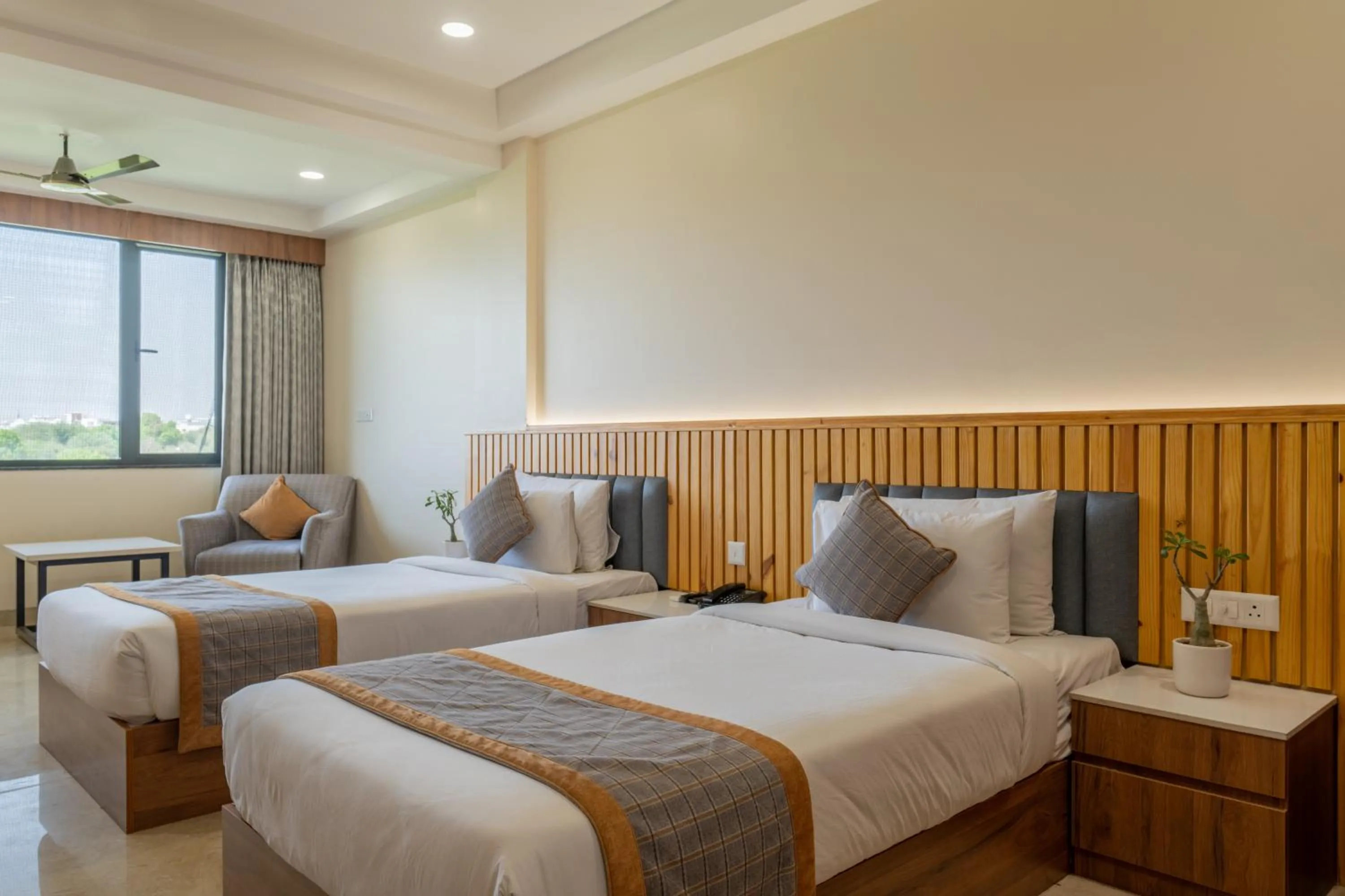 Bed in Hotel Highway King Bagru