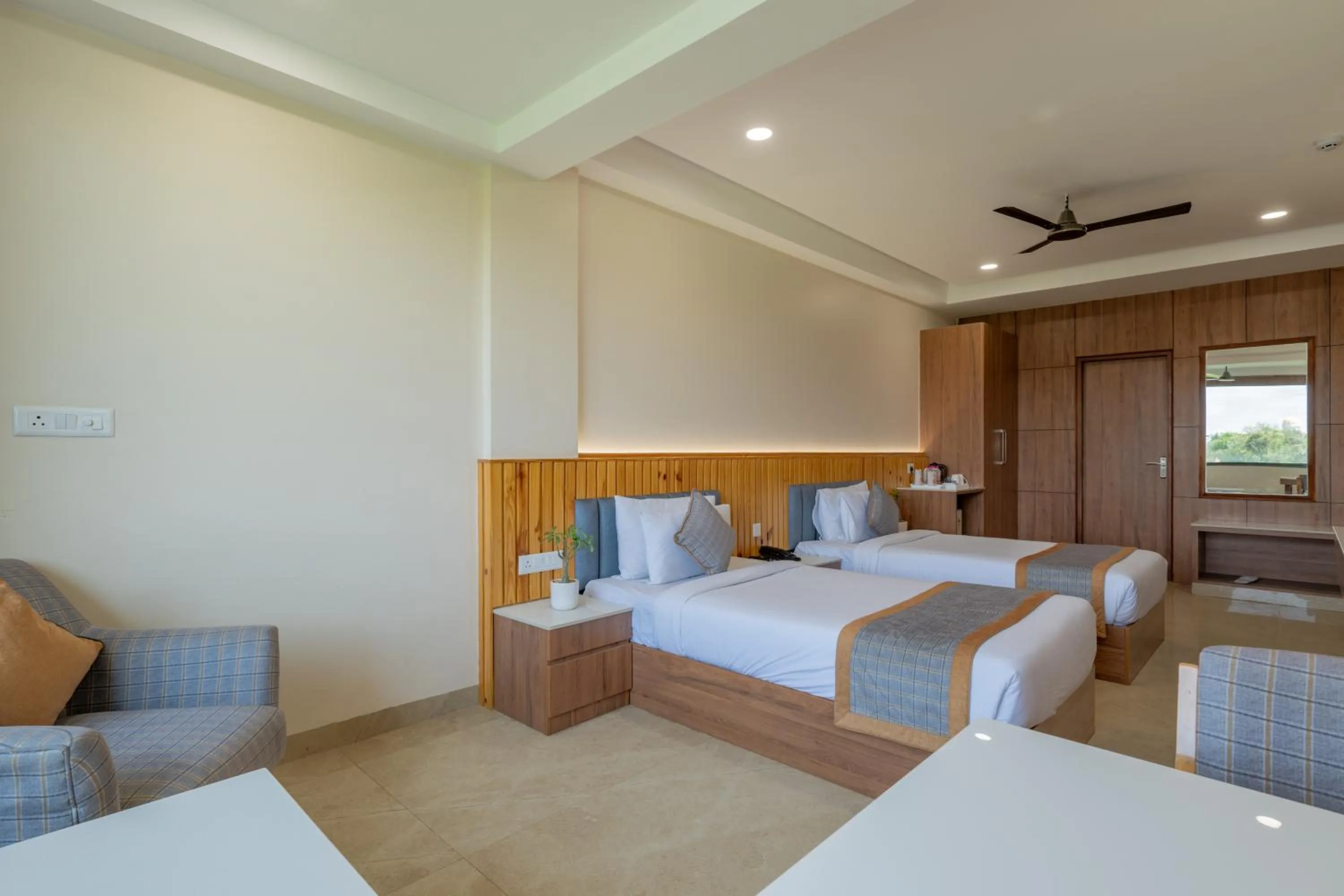 Bed in Hotel Highway King Bagru