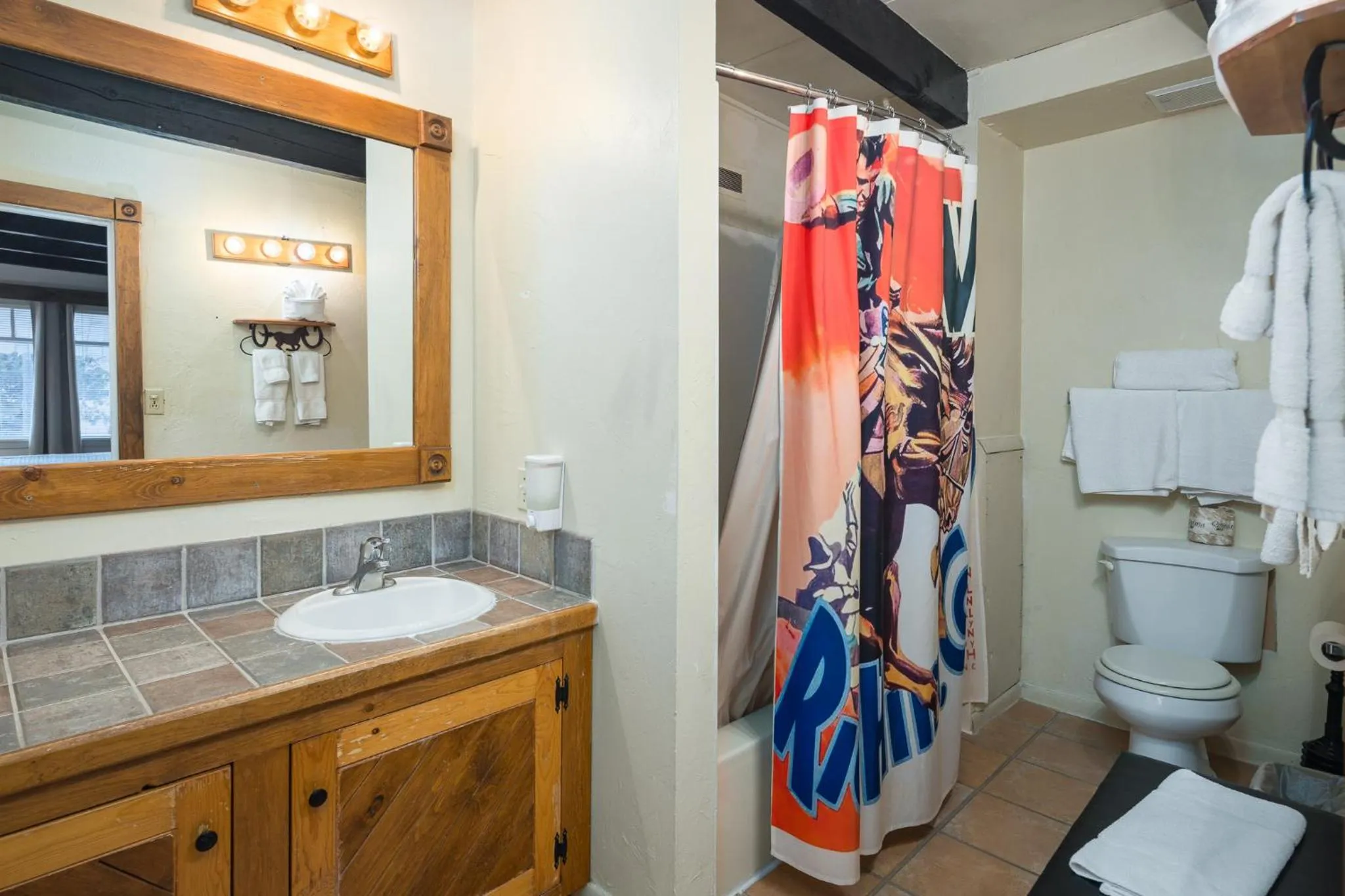 Bathroom in Apache Motel