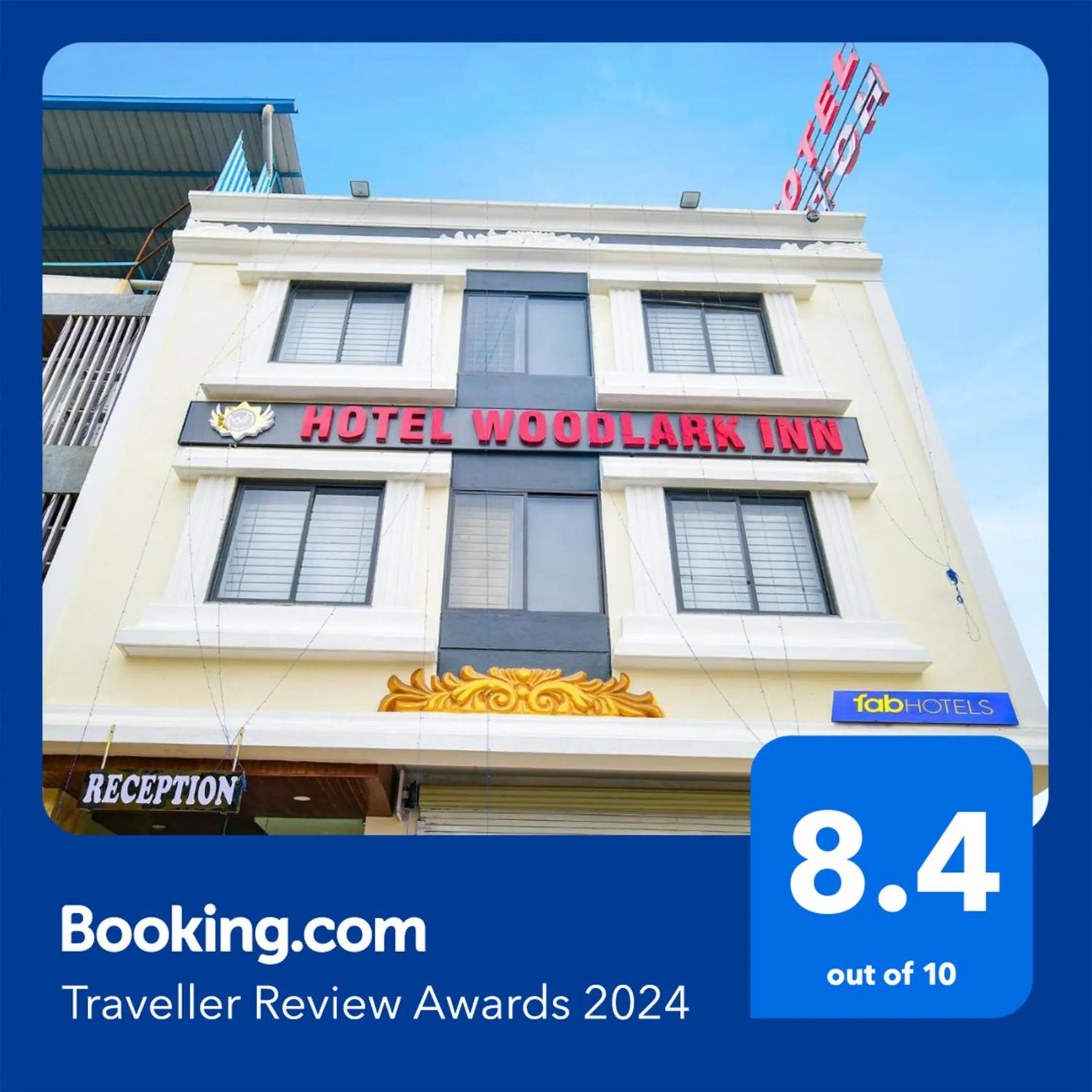 Property building in FabHotel Woodlark Inn