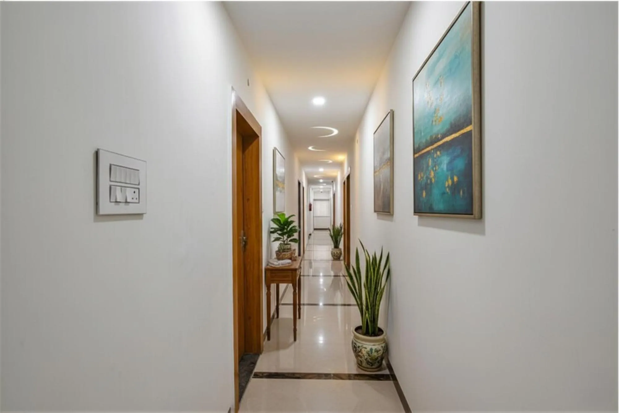 Lobby or reception in FabHotel Woodlark Inn