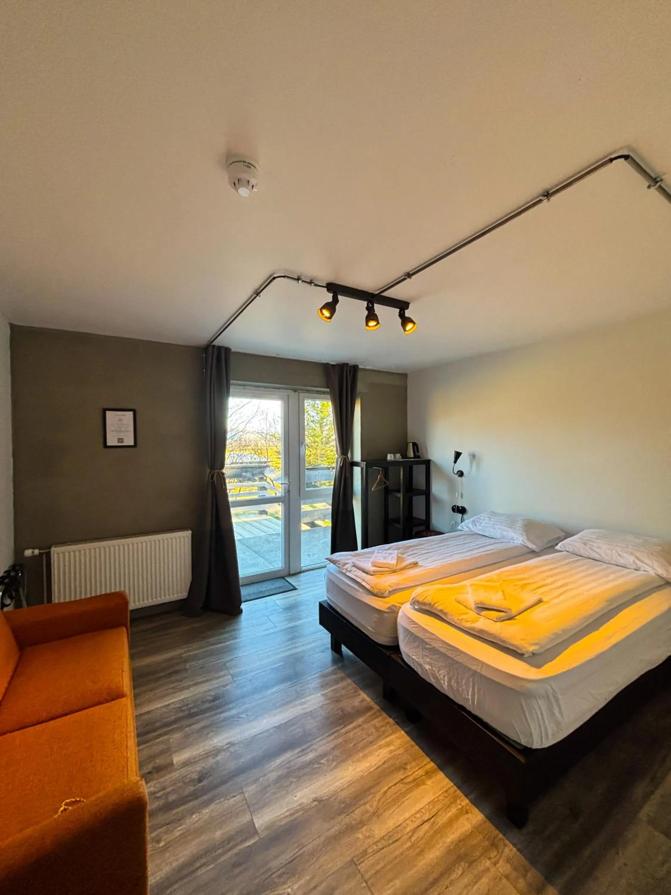 Bed in Hotel Brú countryside