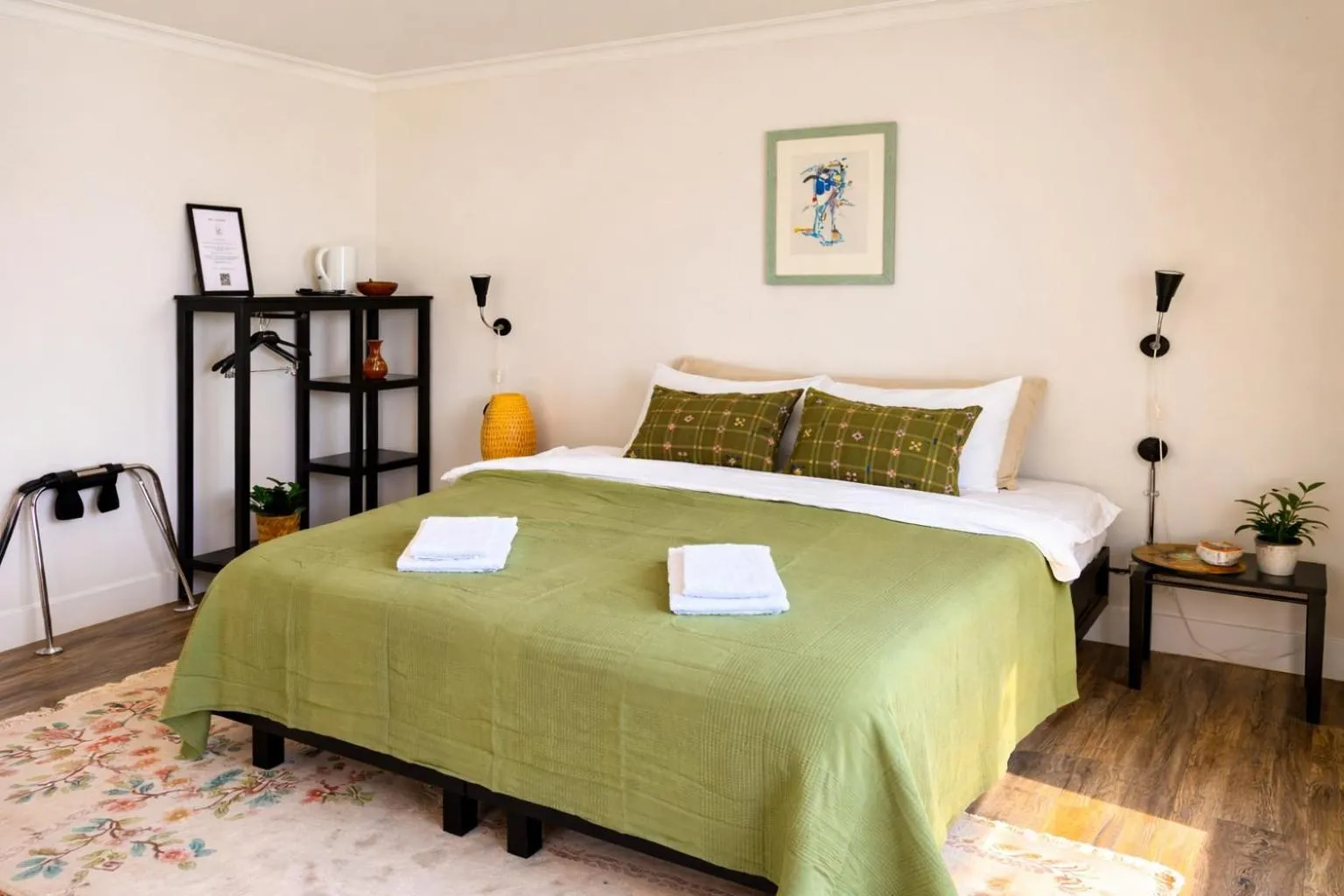 Bed in Hotel Brú countryside