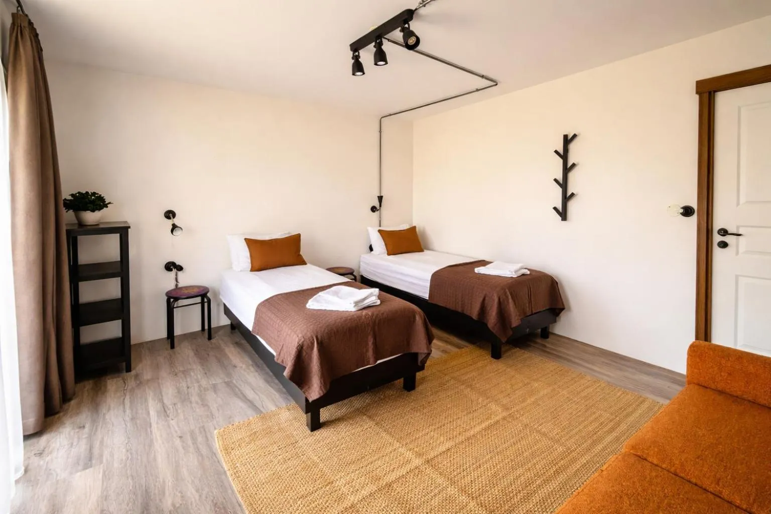 Bed in Hotel Brú countryside