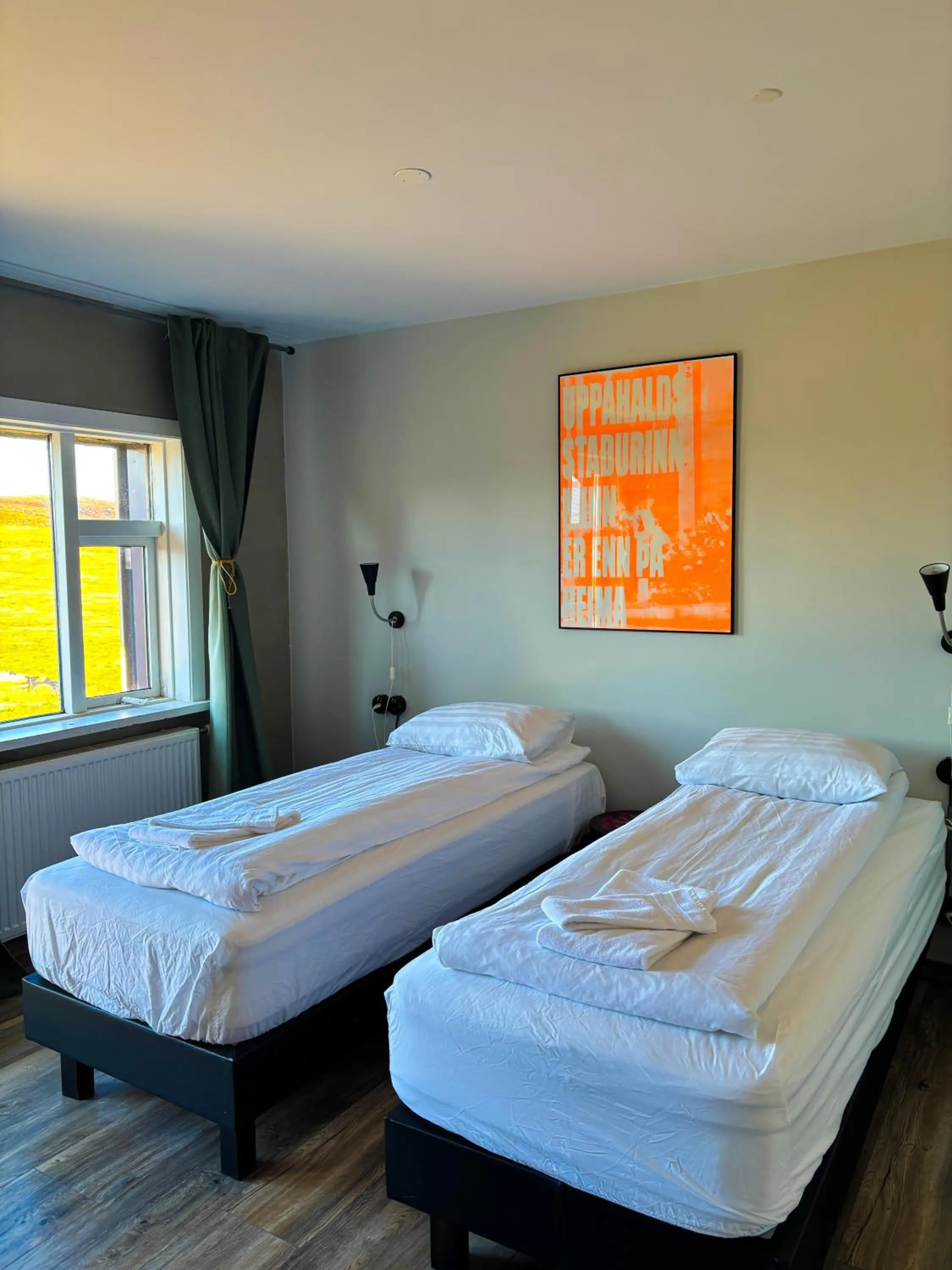 Bed in Hotel Brú countryside