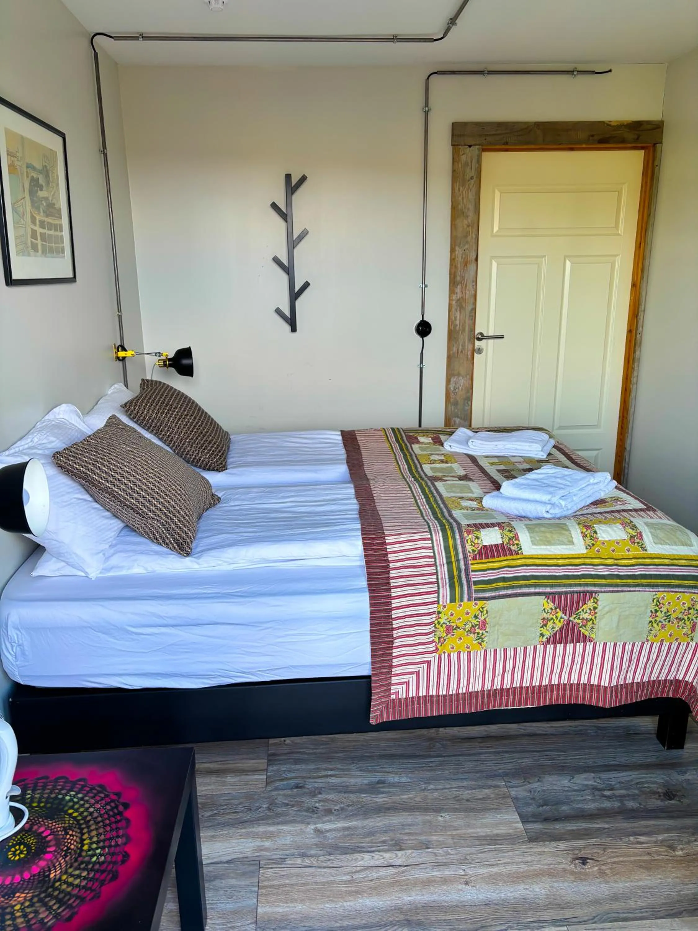 Bed in Hotel Brú countryside