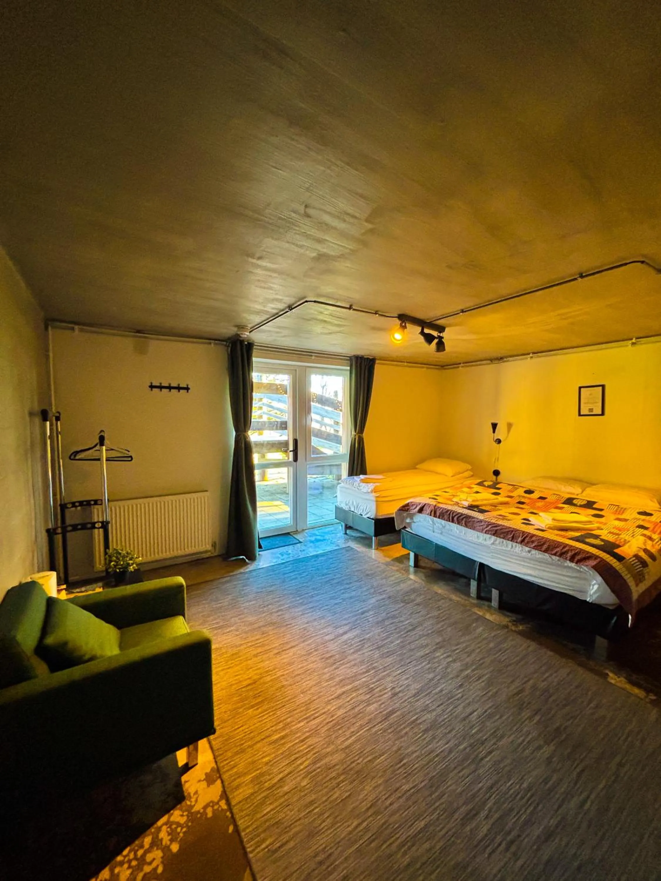 Bed in Hotel Brú countryside