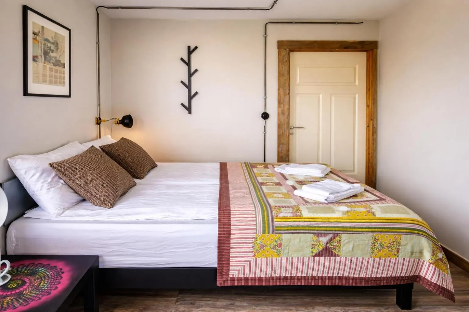 Bed in Hotel Brú countryside