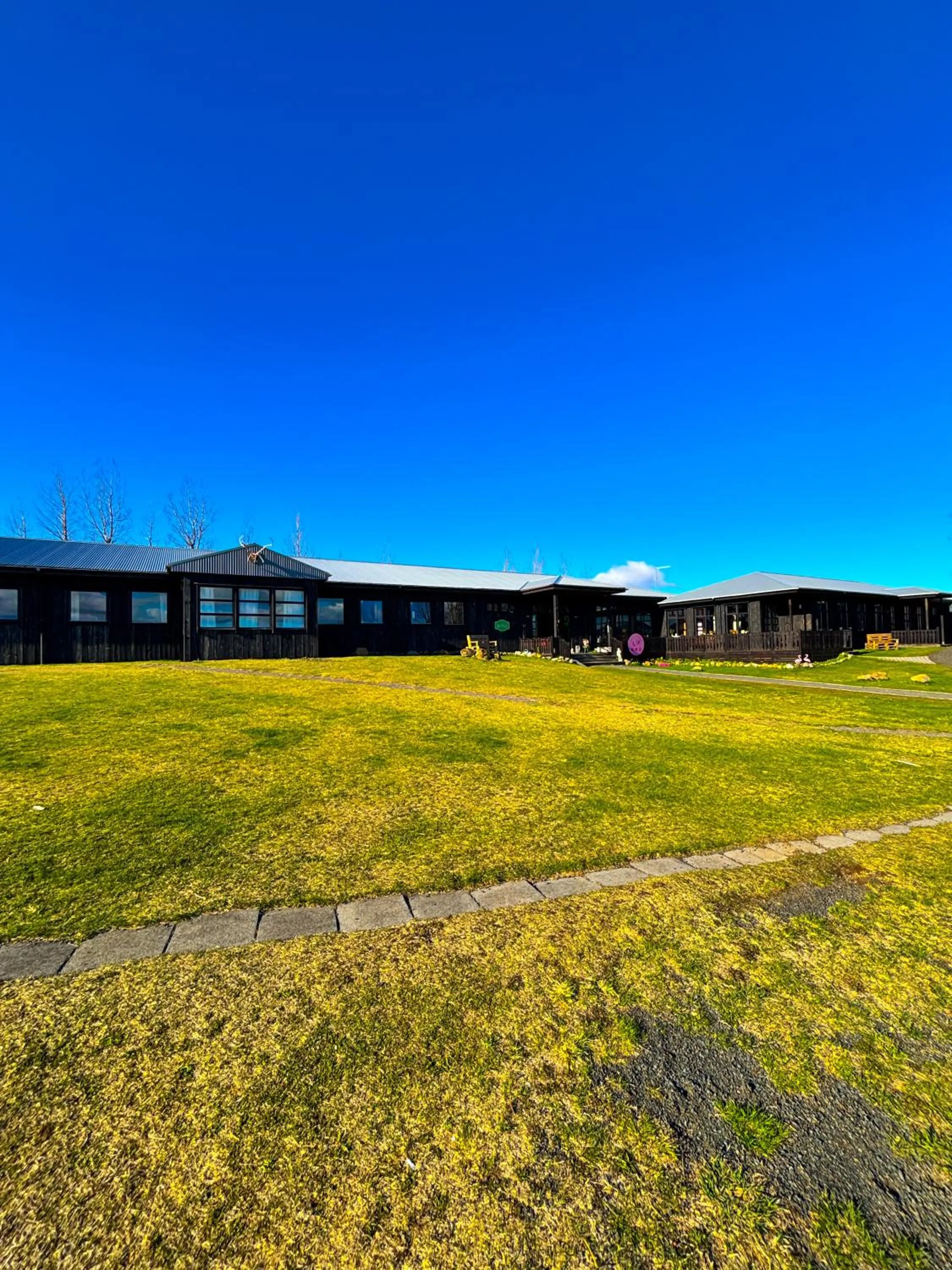 Garden view in Hotel Brú countryside