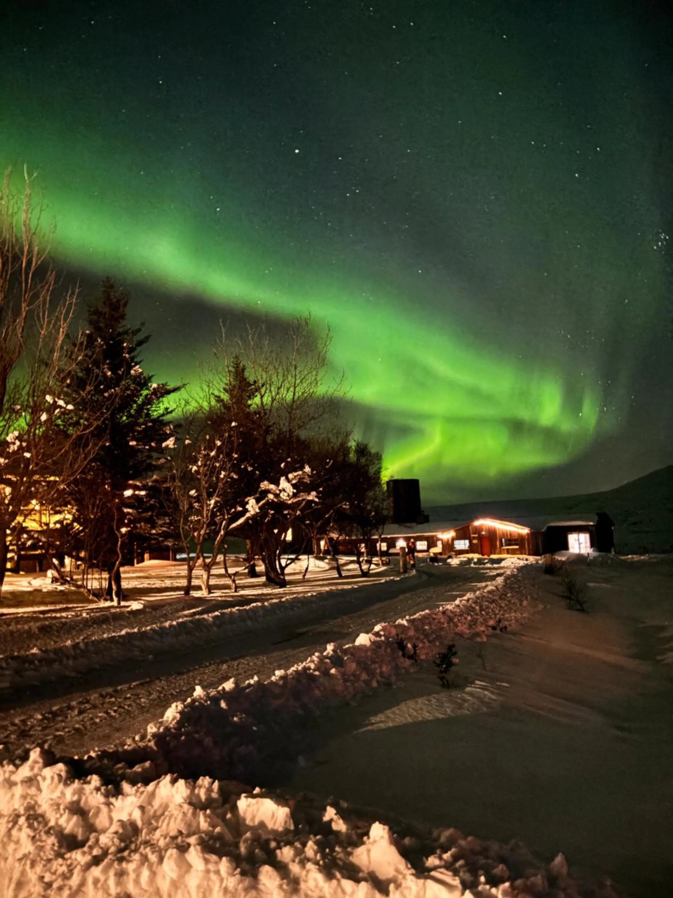 Natural landscape in Hotel Brú countryside