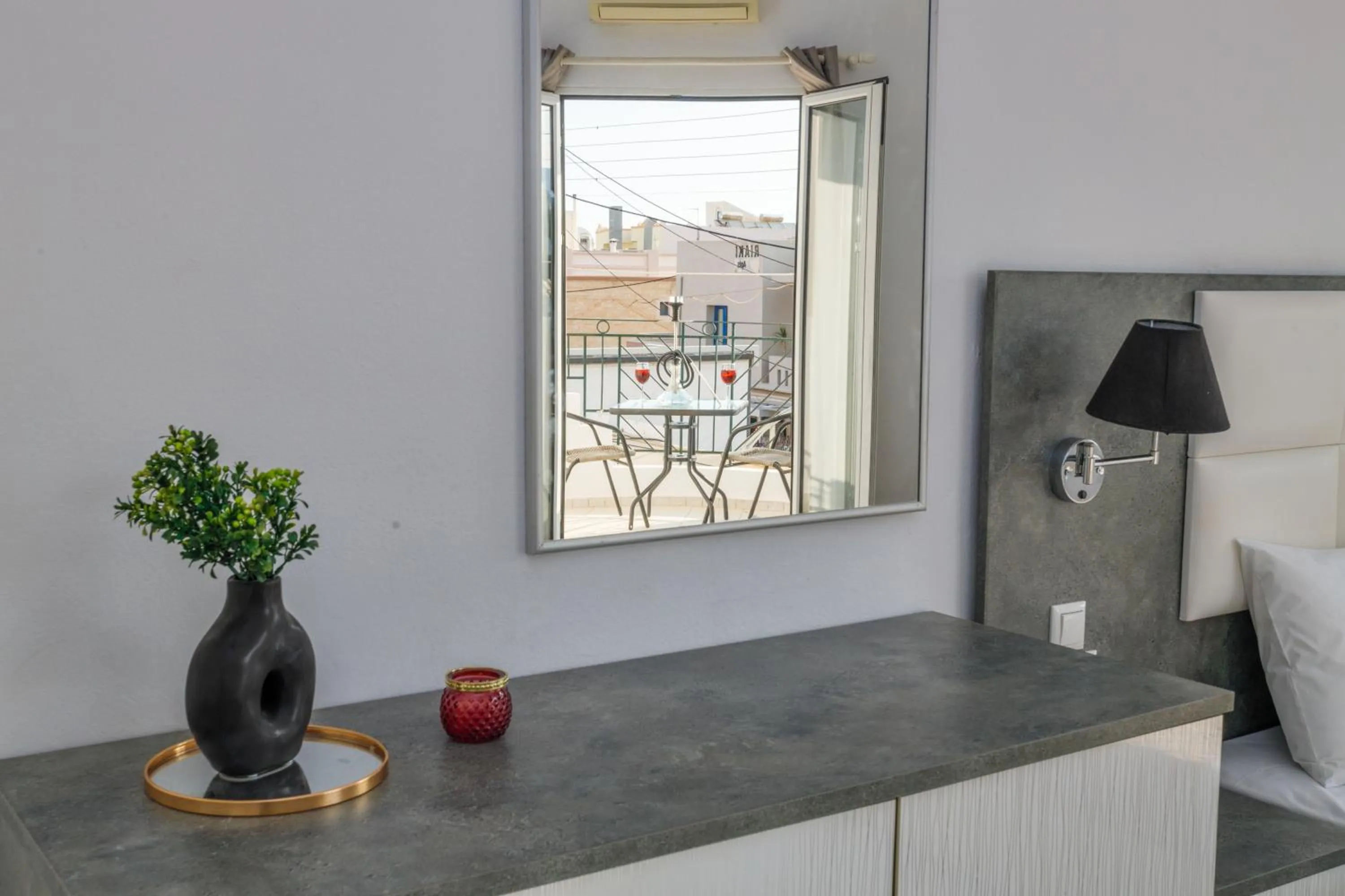 Balcony/Terrace in Malia Energy by Estia