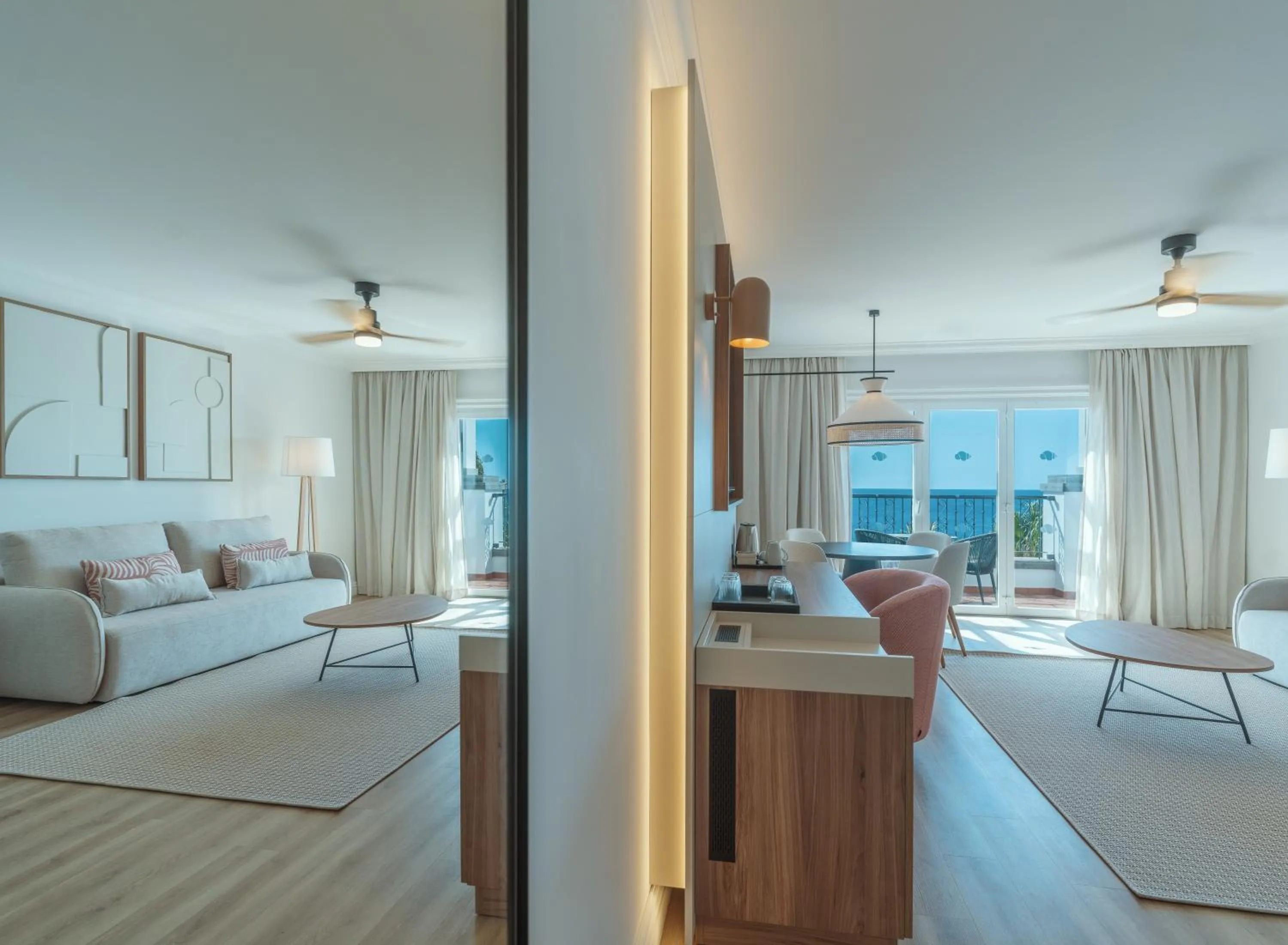 Living room, Bed in Dreams Madeira Resort Spa & Marina