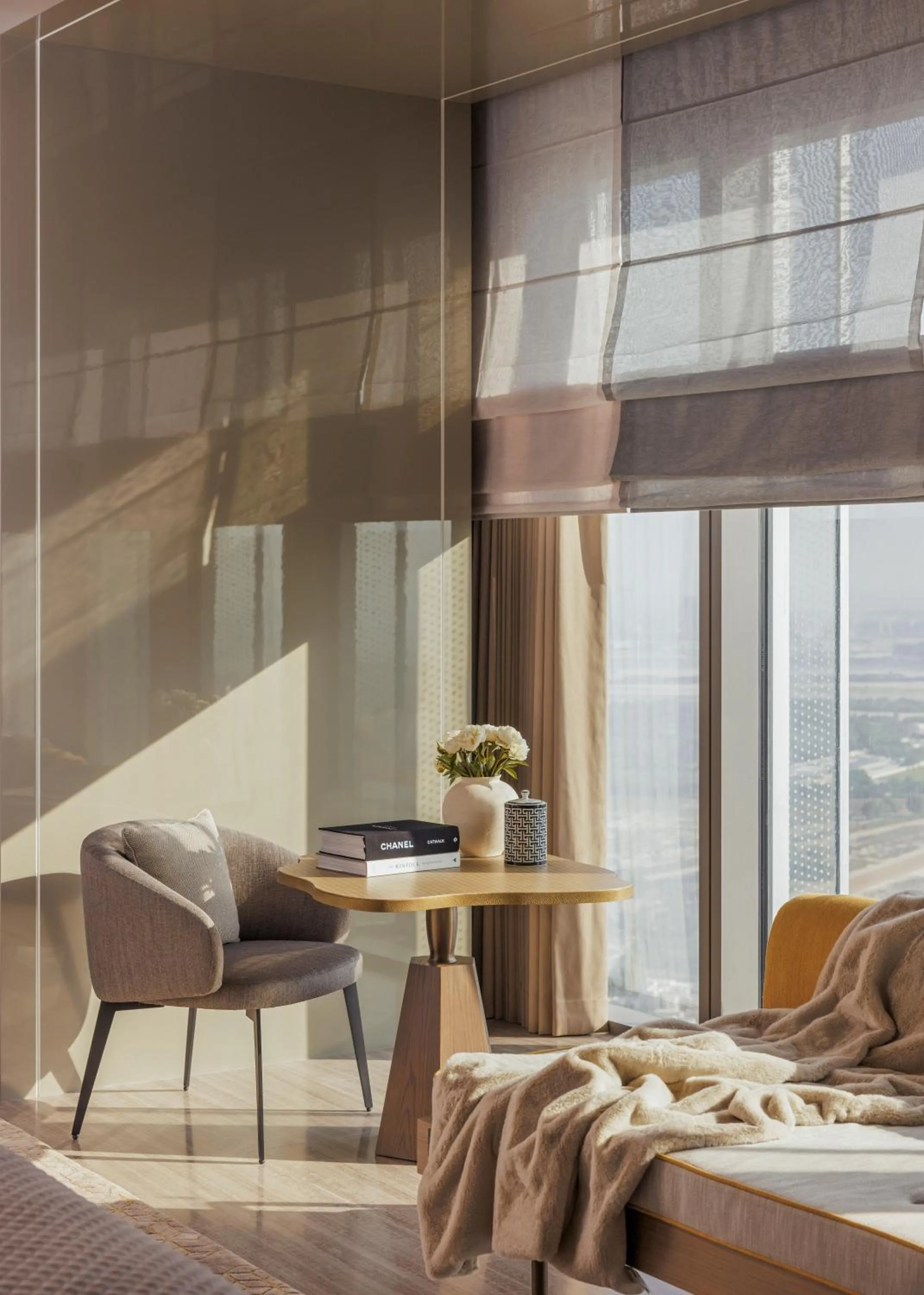 Seating area, Bed in One&Only One Za'abeel