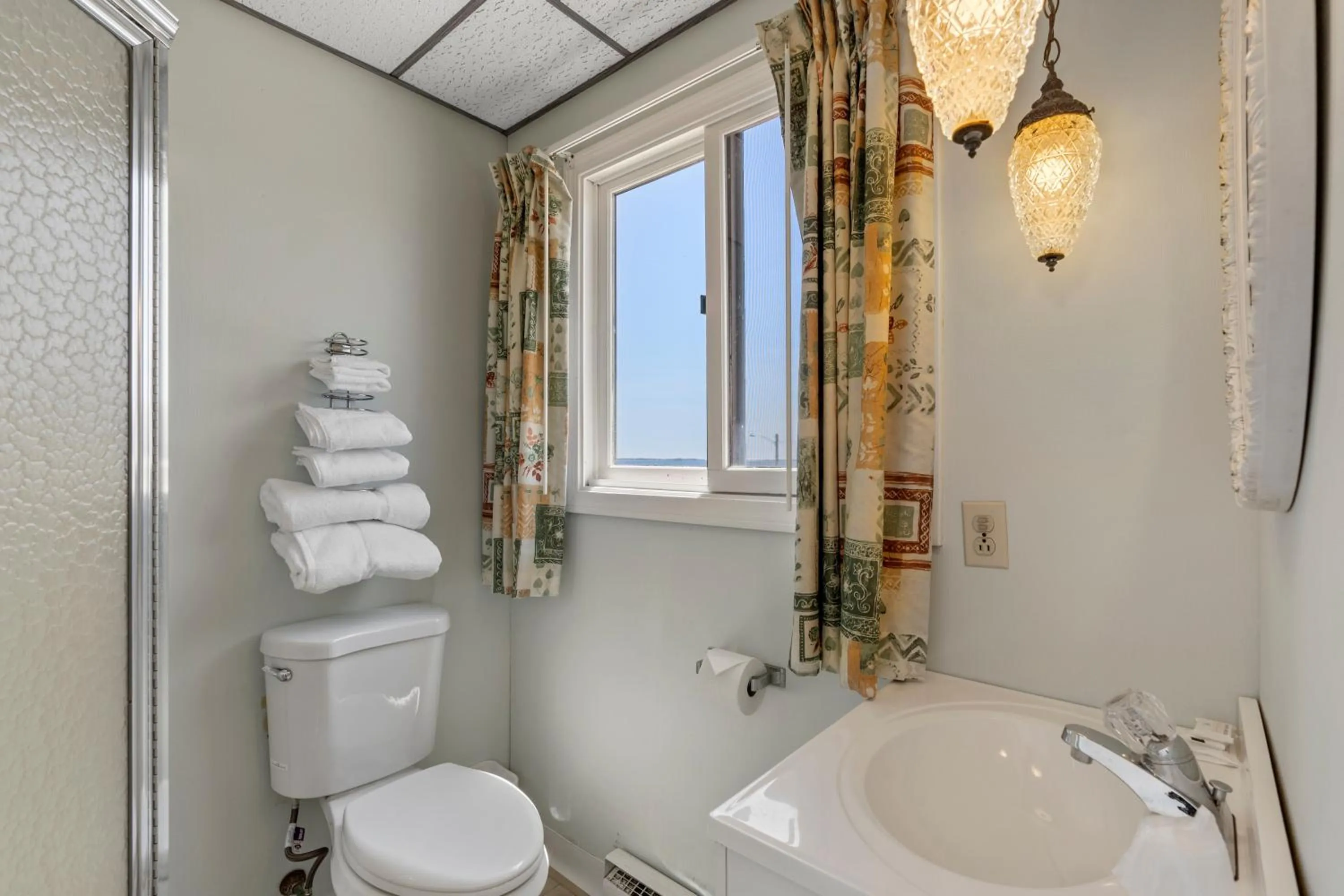 Shower in The Carolina Motel