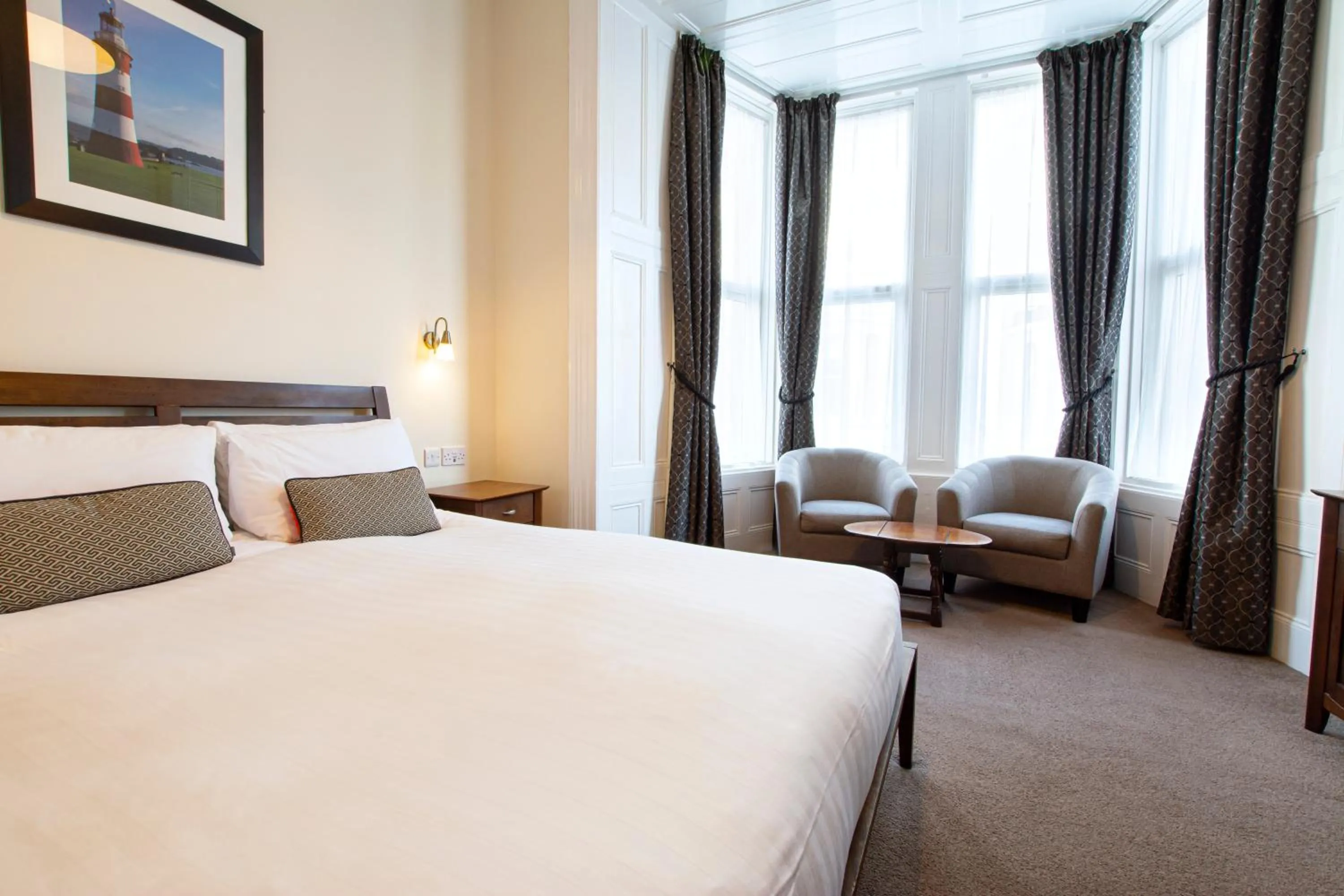 Bed in The Grosvenor Plymouth