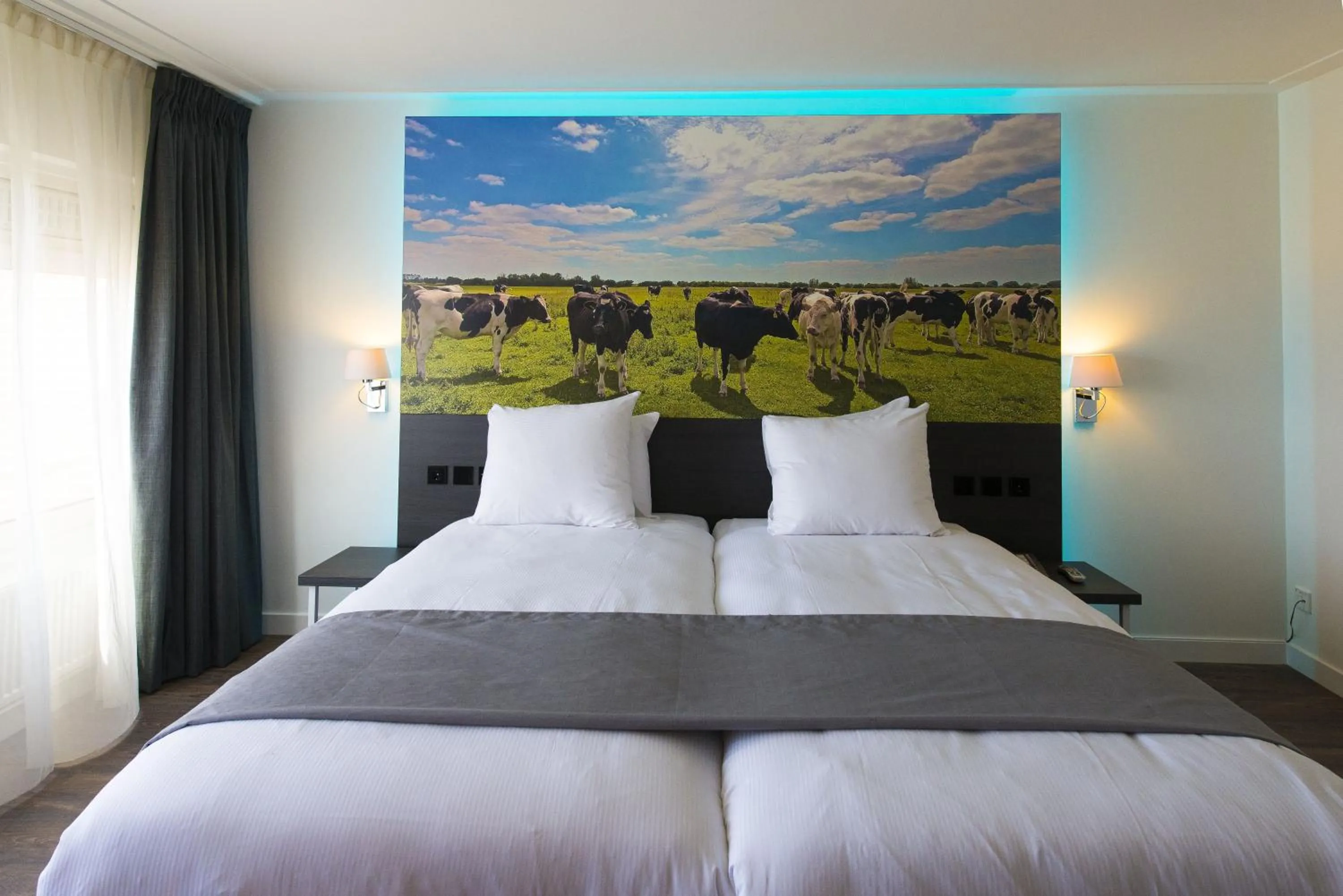 Decorative detail, Bed in Grand Hotel Amstelveen