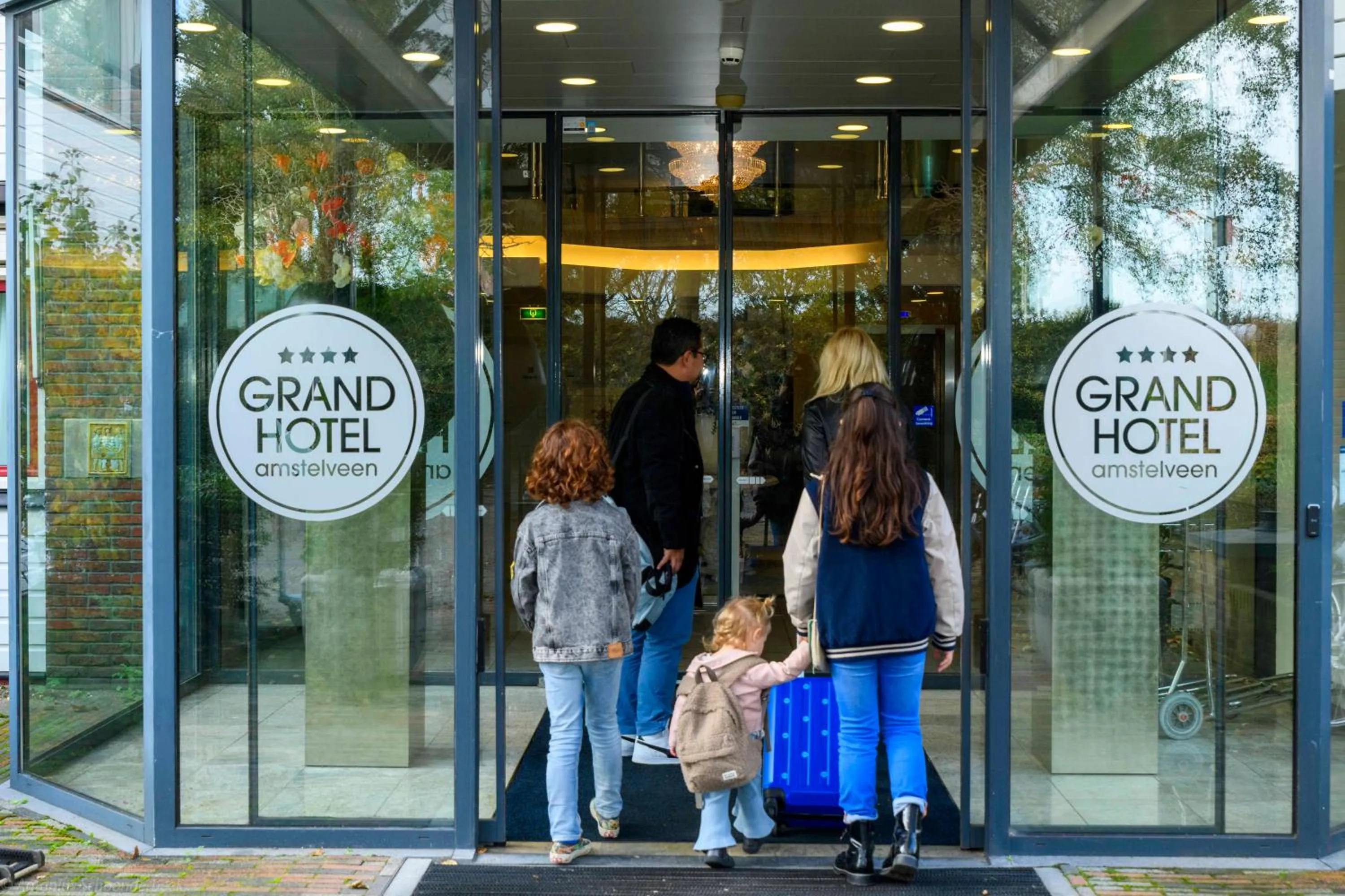 Facade/entrance in Grand Hotel Amstelveen